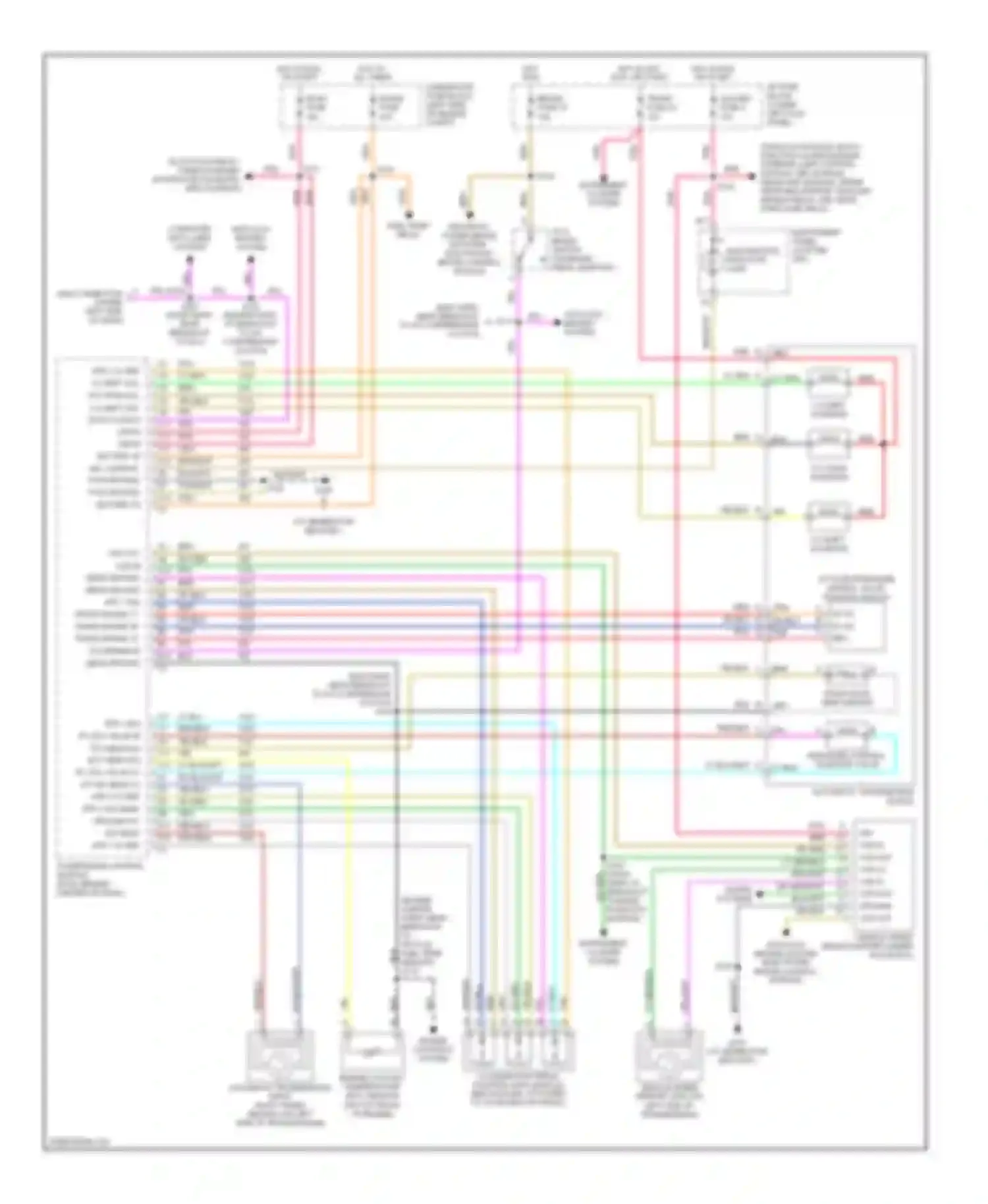Wiring diagram malfunction indicator lamp for Chevrolet Chevy Express G3500  (1996-2012) (12 of 27)