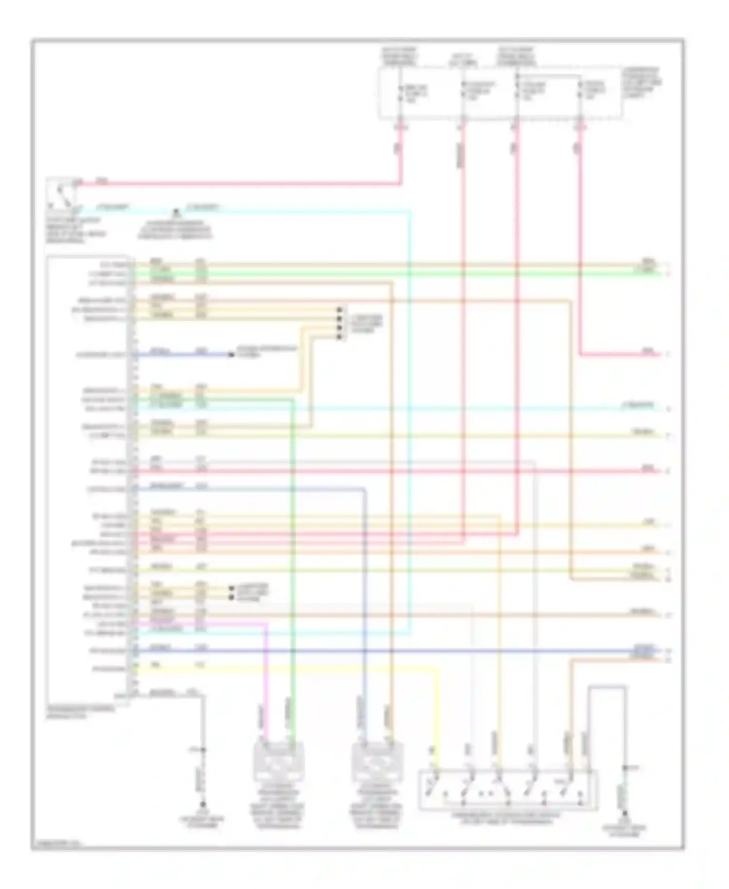 Wiring diagram power distribution system for Chevrolet Chevy Express G3500  (1996-2012) (22 of 35)