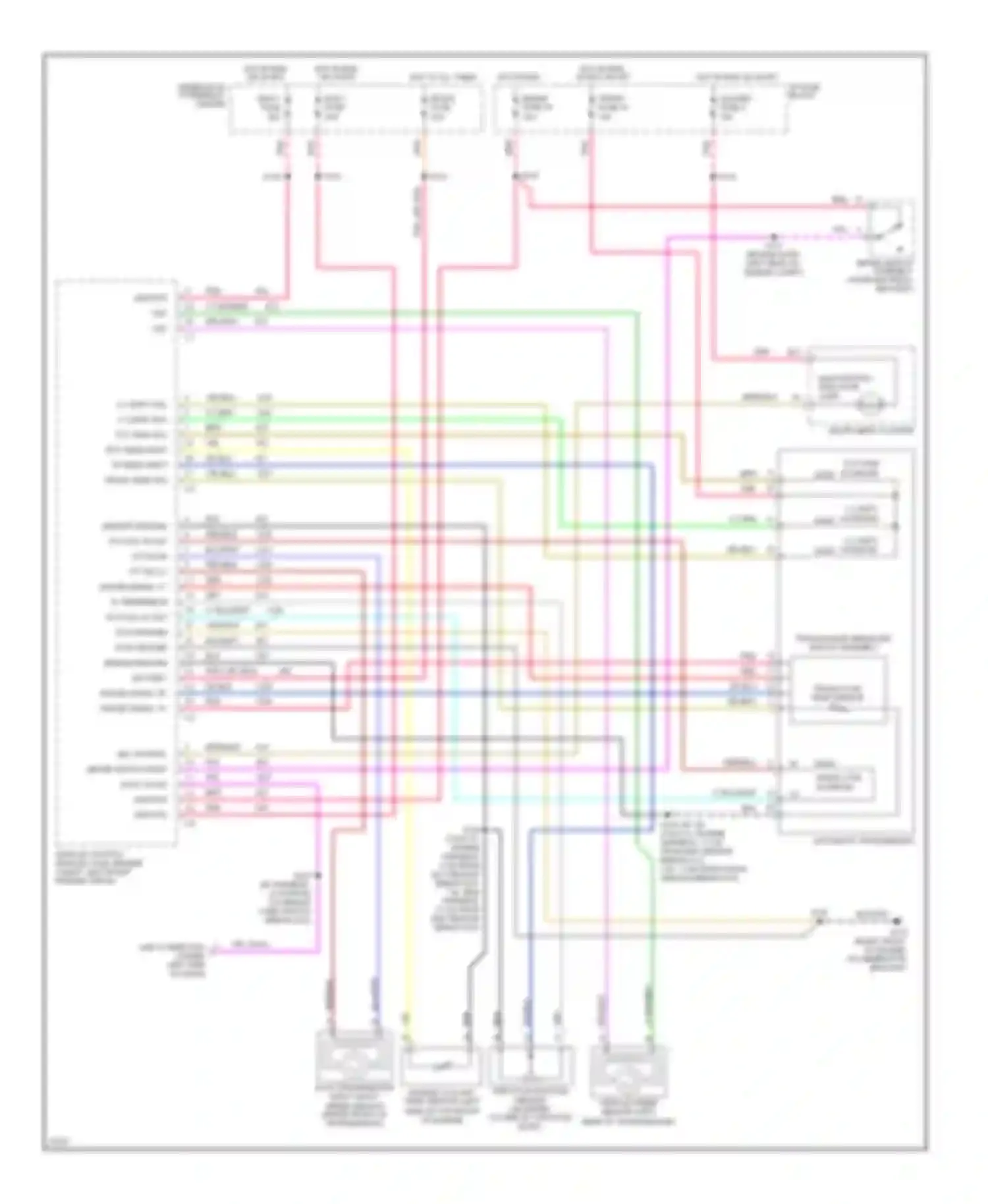 Wiring diagram trans fluid temp sensor for Chevrolet Chevy Express G3500  (1996-2012) (4 of 13)