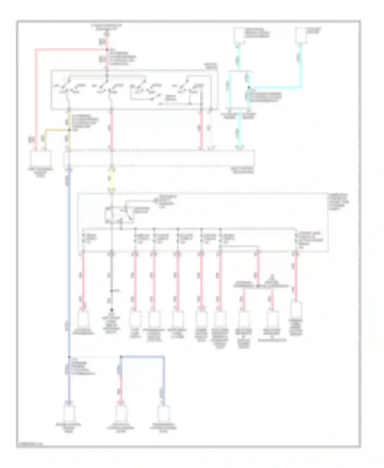 Wiring diagram w/ manual suppression for Chevrolet Chevy Express G3500  (1996-2012) (1 of 1)