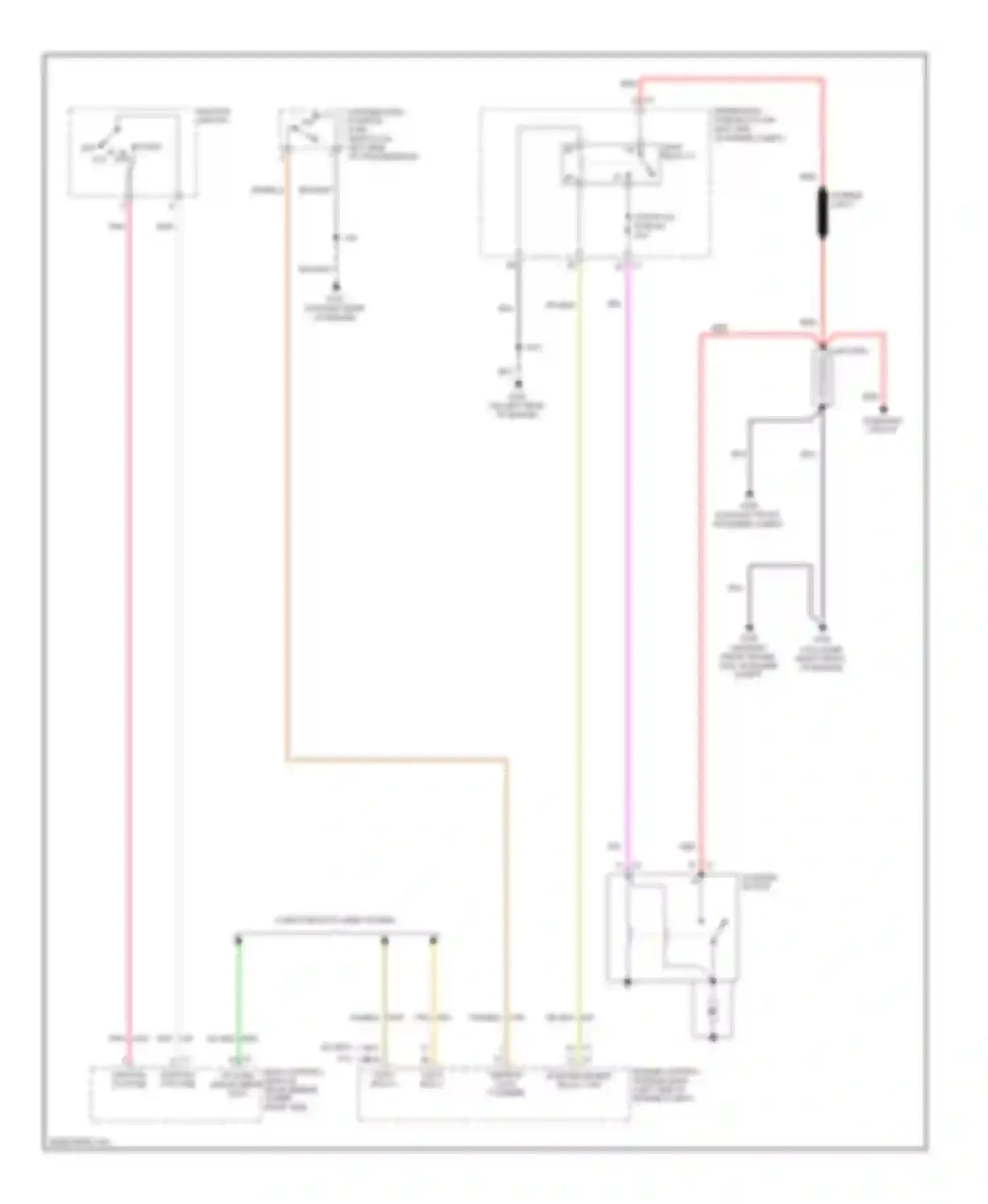 Chevy Express H1500 Chevrolet  (2003-2012): 5.3l vin 4, starting circuit