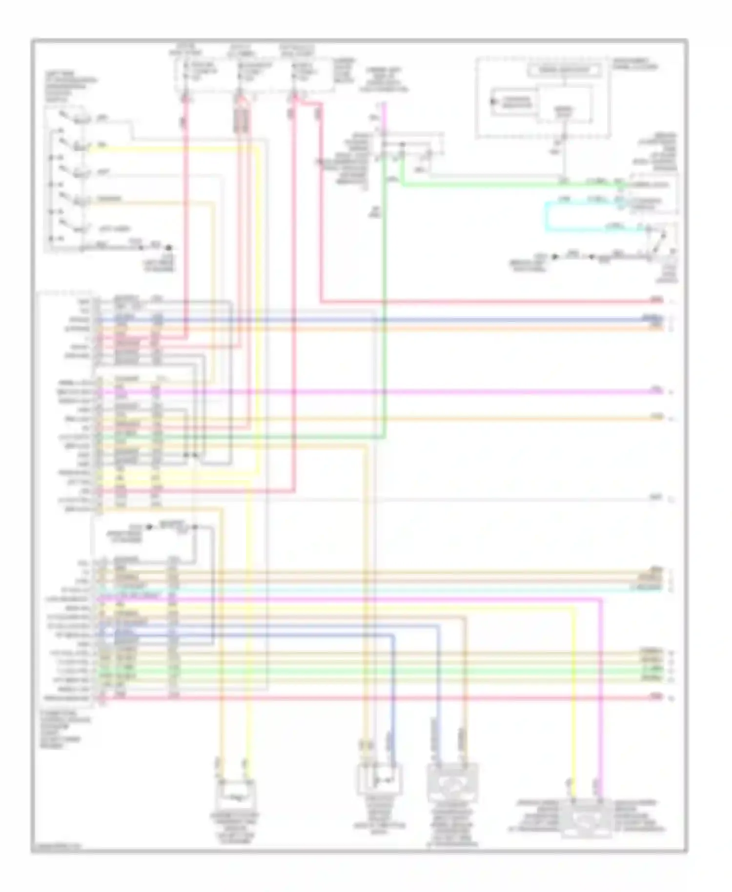 Wiring diagram automatic transmission input shaft speed sensor for Chevrolet Chevy Express H1500  (2003-2012) (2 of 4)