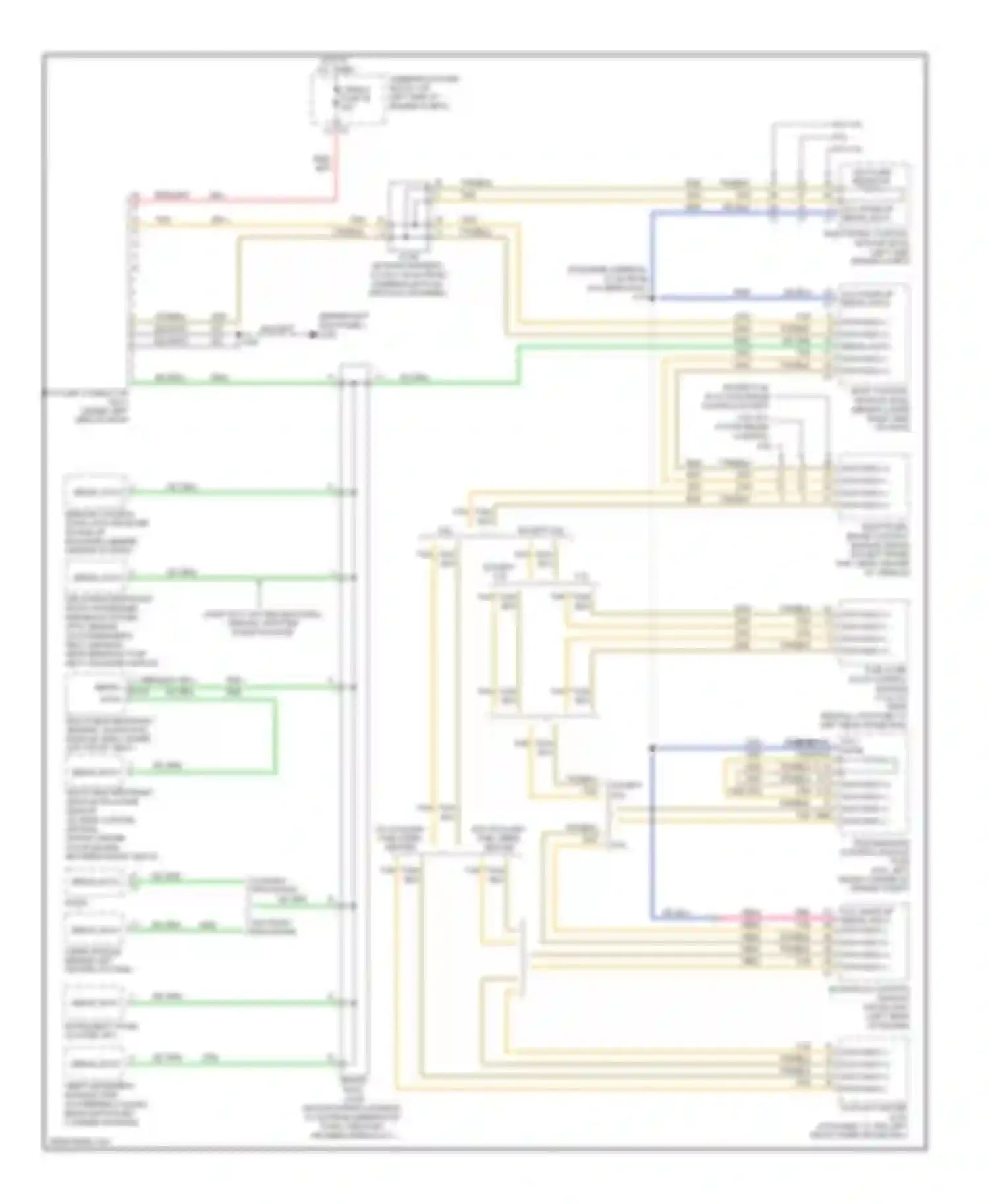 Wiring diagram vehicle, attached to left rear frame rail) for Chevrolet Chevy Express H1500  (2003-2012) (1 of 1)