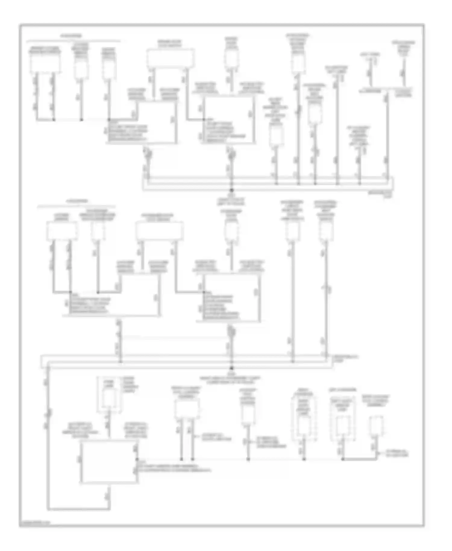 Wiring diagram w/ power mirrors, windows for Chevrolet Chevy Express H1500  (2003-2012) (1 of 1)