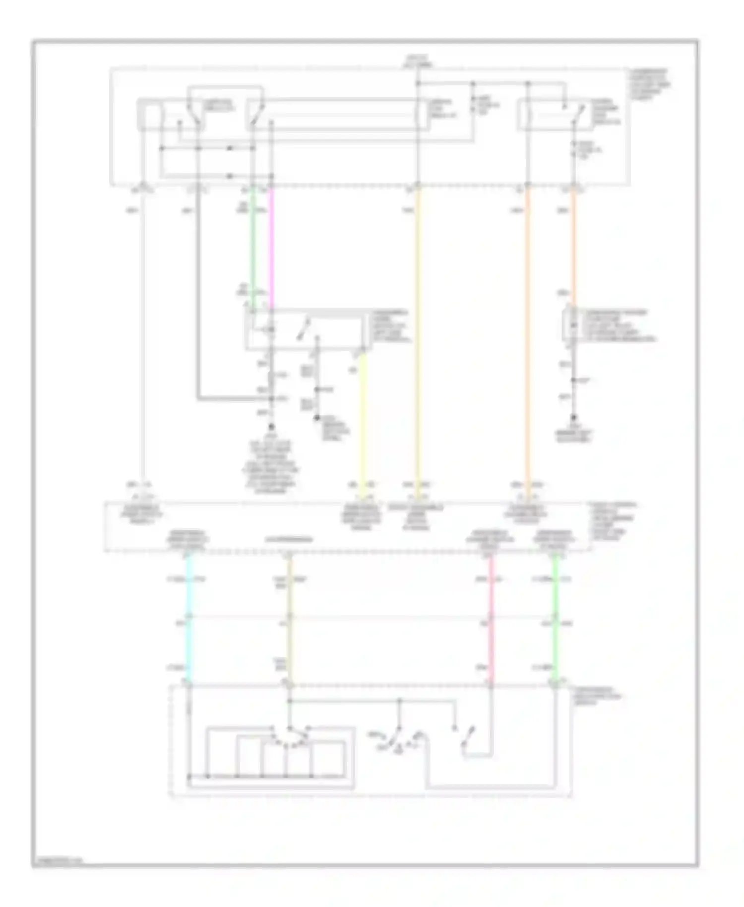 Wiring diagram windshield washer relay control for Chevrolet Chevy Express H1500  (2003-2012) (1 of 1)