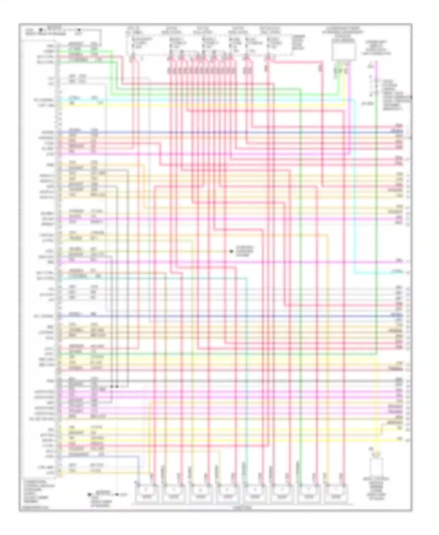 Chevy Express H2500 Chevrolet  (2003-2003): Wiring diagram engine performance 5.3l vin t (1 of 5)