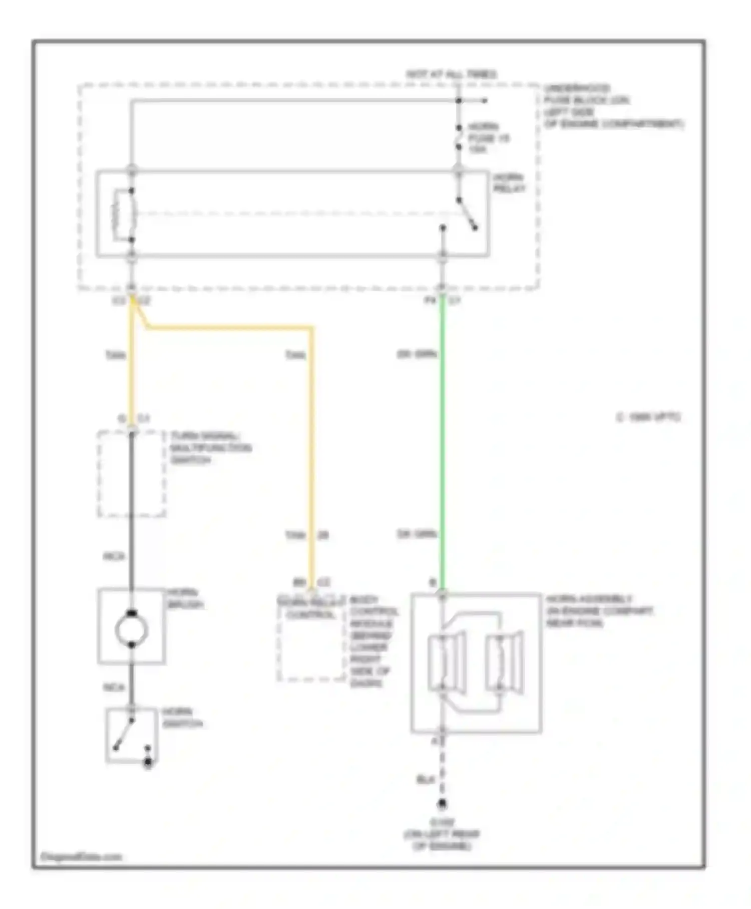 Chevy Express H2500 Chevrolet  (2003-2003): Horn circuit