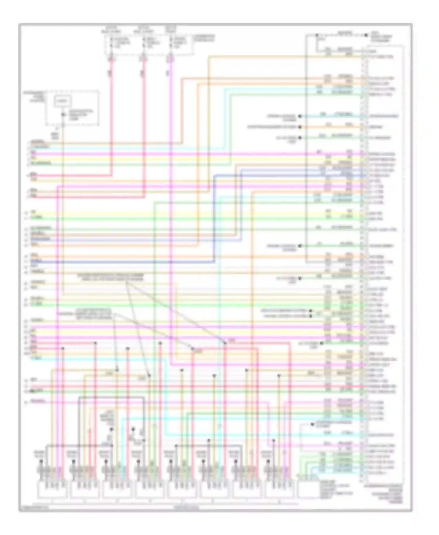 Wiring diagram blk/wht for Chevrolet Chevy Express H2500  (2003-2003) (10 of 16)