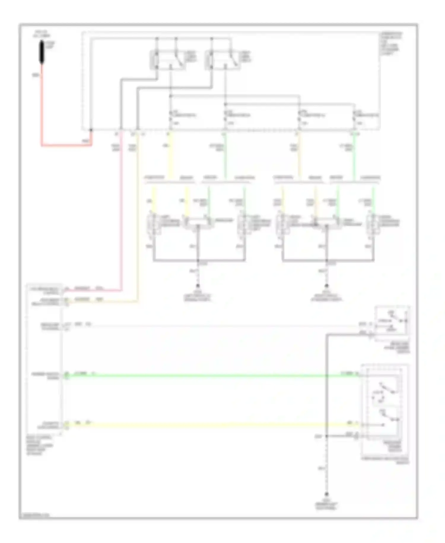 Wiring diagram flash to pass signal for Chevrolet Chevy Express H2500  (2003-2003) (1 of 1)