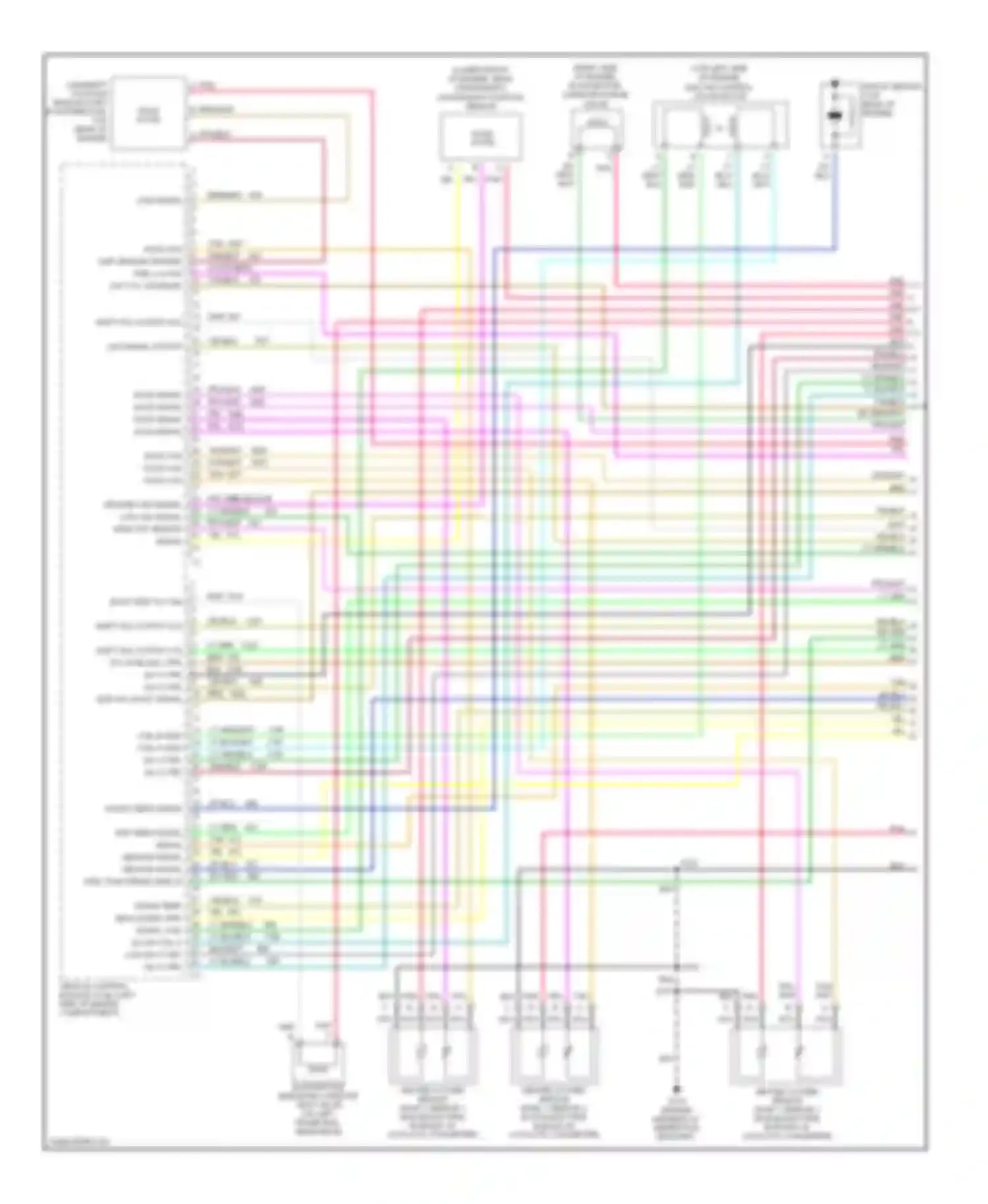 Chevy Van G1500 Chevrolet  (1996-1998): Wiring diagram engine performance 4.3l (vin w)s (1 of 4)