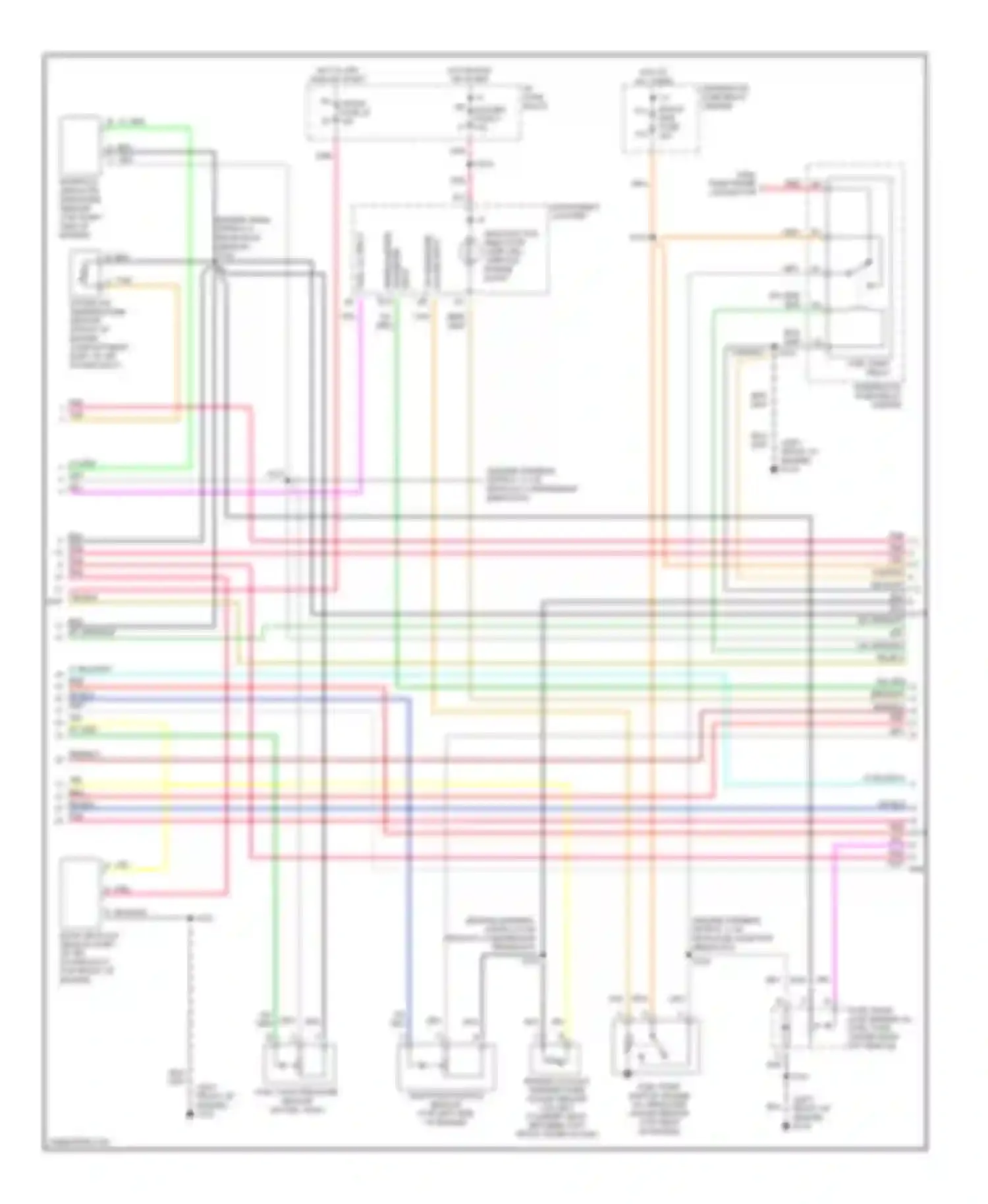 Chevy Van G1500 Chevrolet  (1996-1998): Wiring diagram engine performance 5.7l (vin r)s (3 of 4)