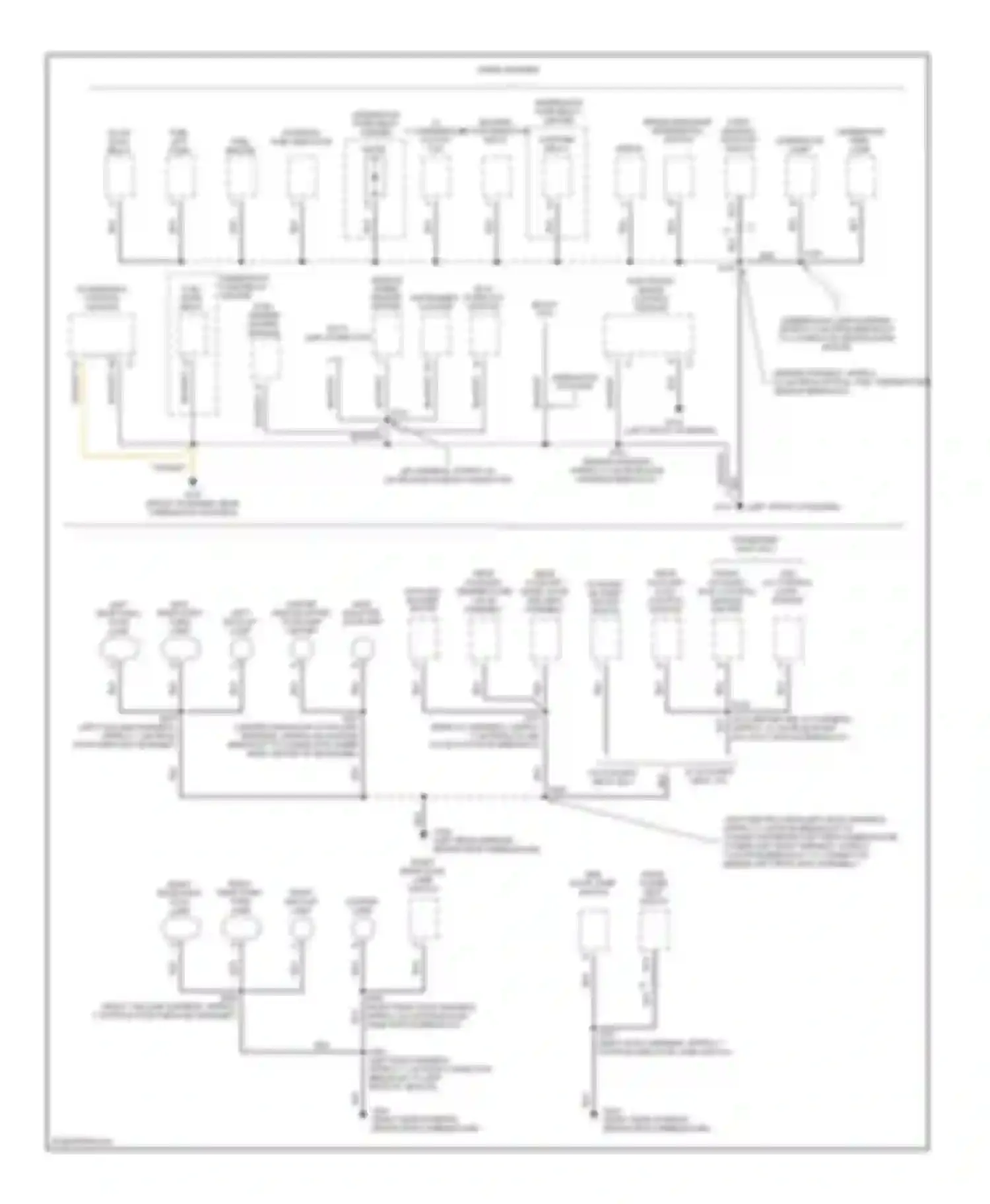 Chevy Van G1500 Chevrolet  (1996-1998): Ground distribution circuit (3 of 3)