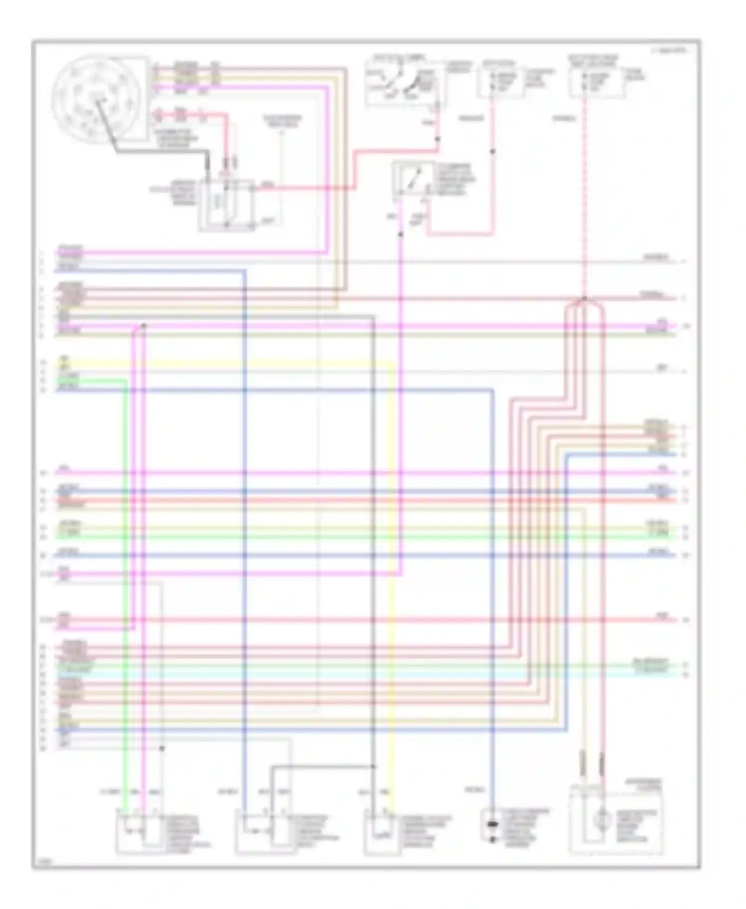 Chevy Van G20 Chevrolet  (1985-1995): Wiring diagram engine performance 7.4l (vin n)s, 4l80e a/t (2 of 3)