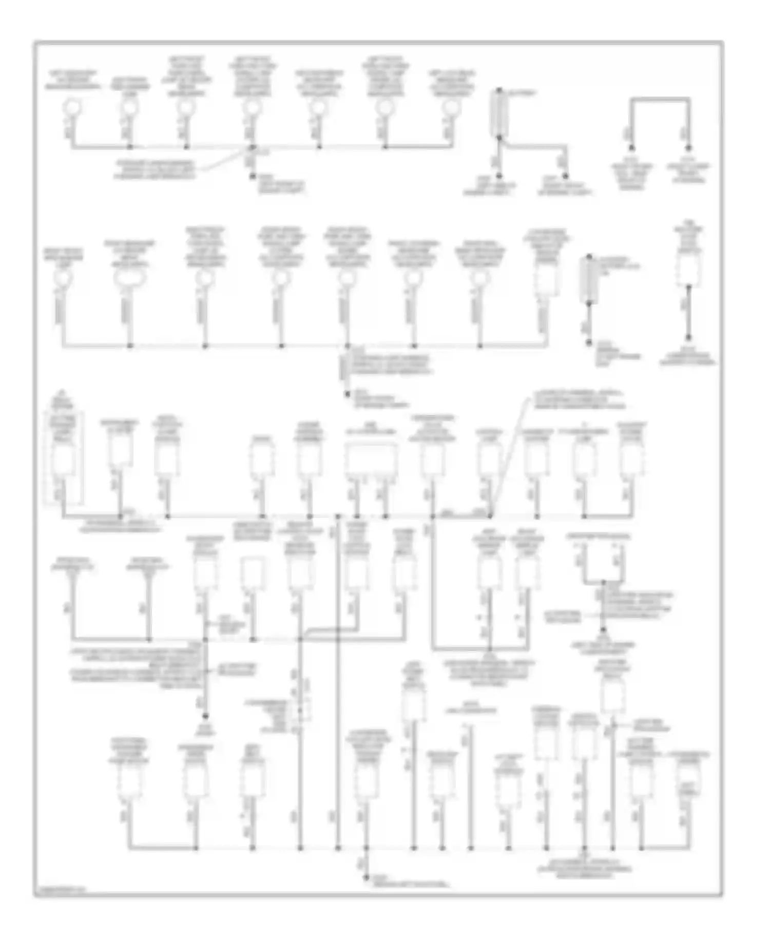 Chevy Van G2500 Chevrolet  (1996-1998): Ground distribution circuit (1 of 3)