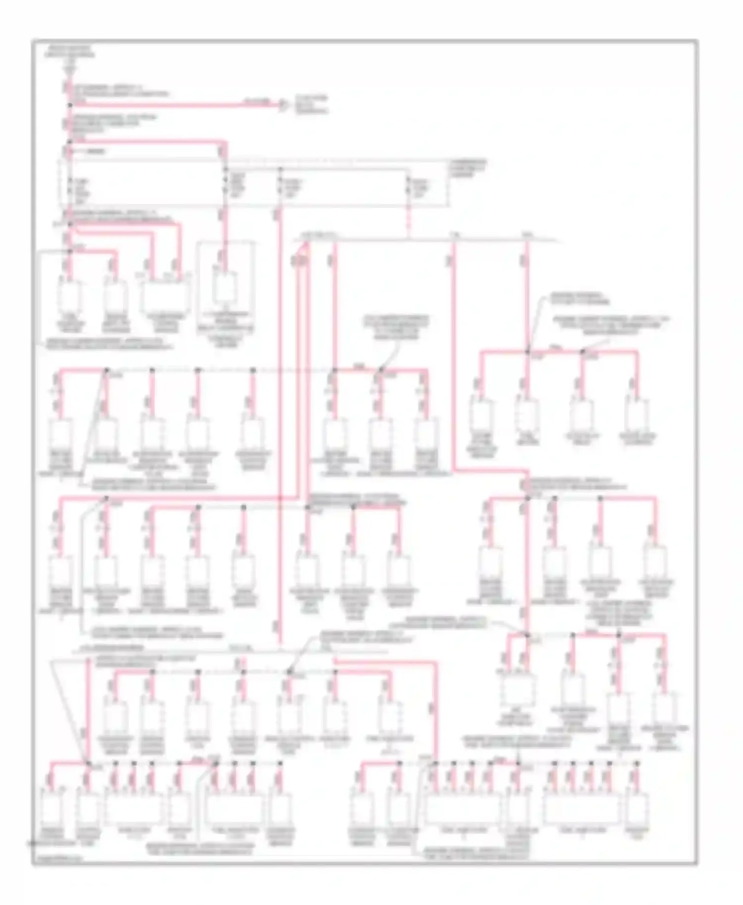 Wiring diagram from connector breakout near starter) for Chevrolet Chevy Van G2500  (1996-1998) (1 of 1)