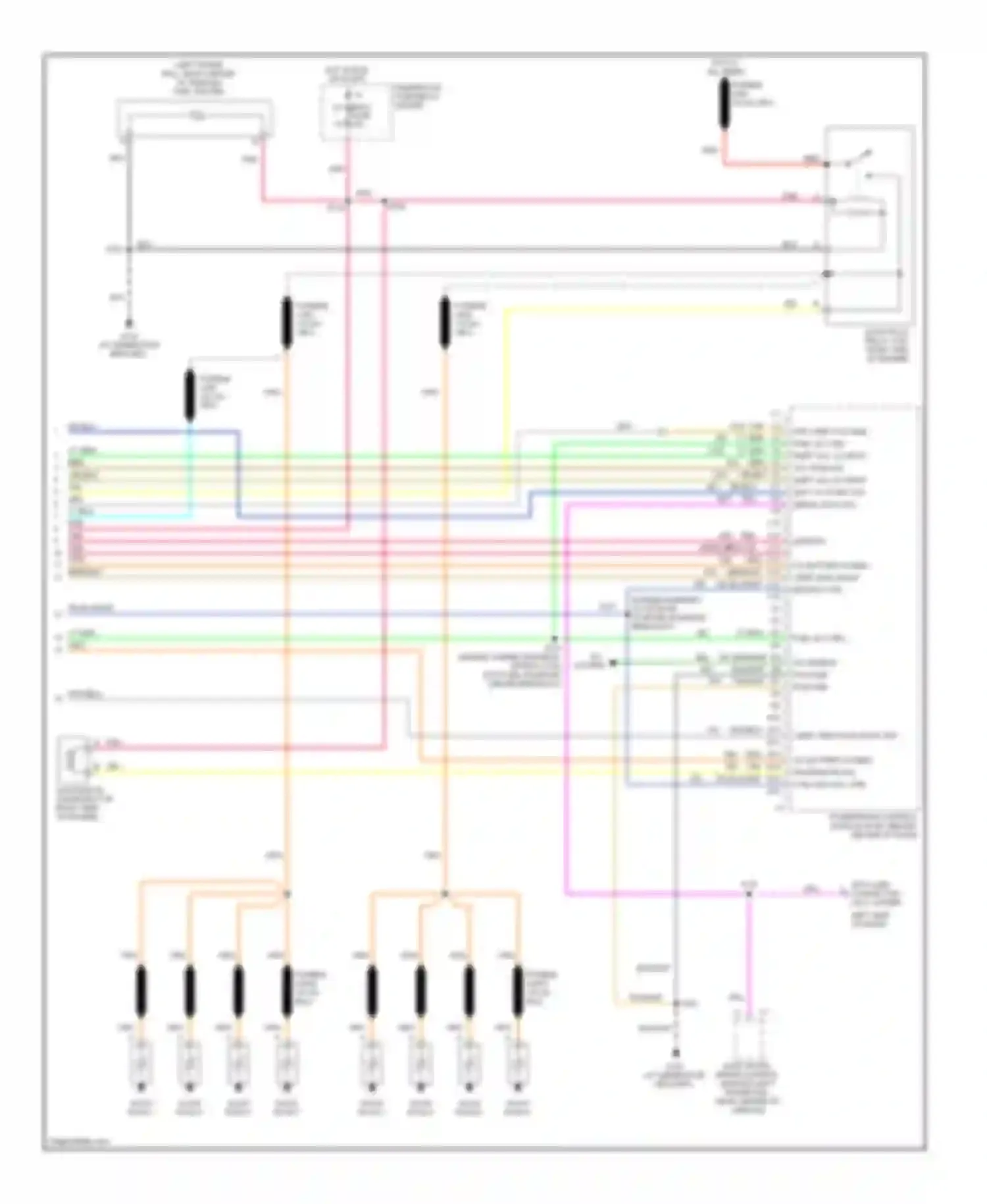 Wiring diagram hot in run or start for Chevrolet Chevy Van G2500  (1996-1998) (20 of 46)