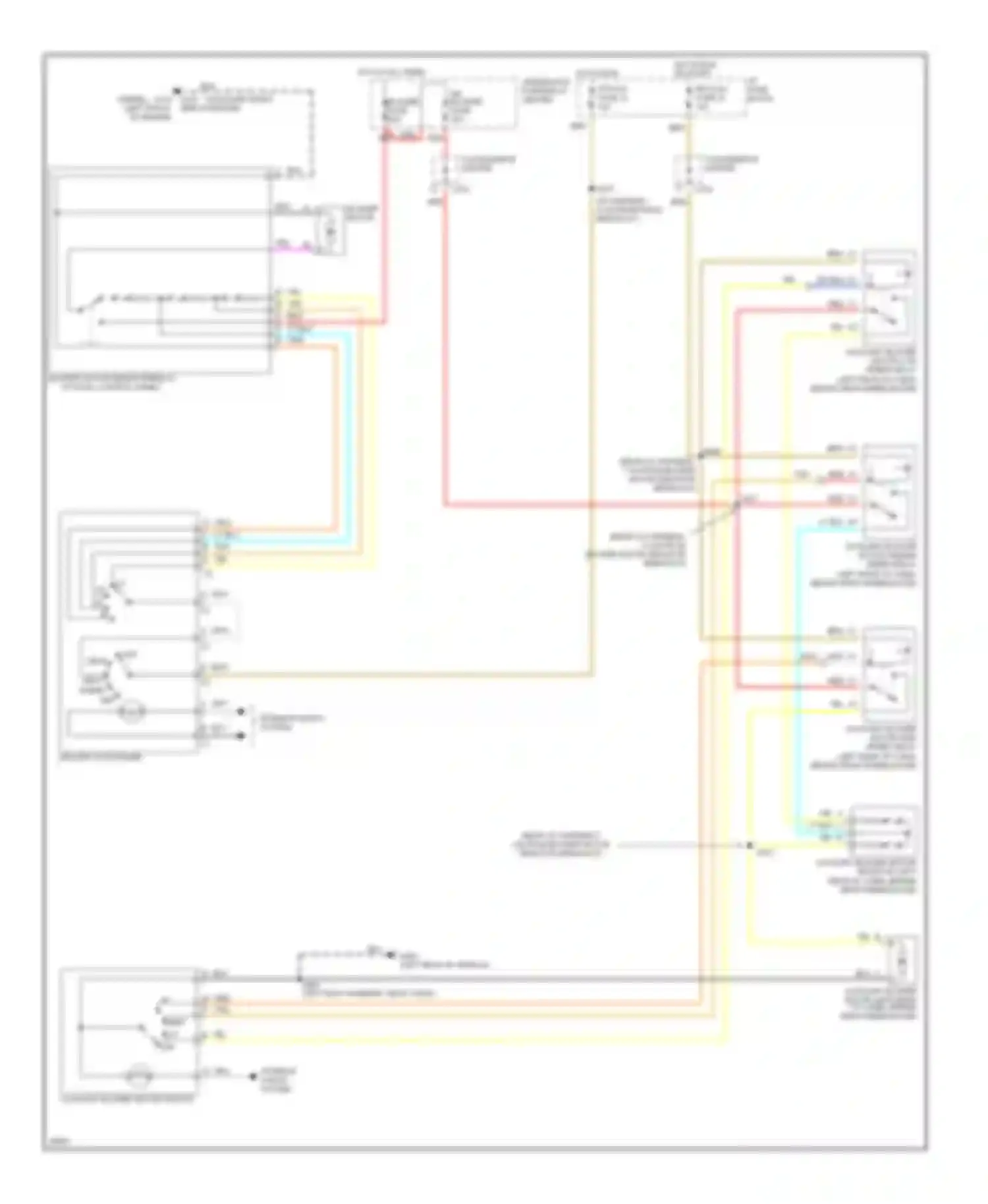 Wiring diagram i/p fuse block for Chevrolet Chevy Van G2500  (1996-1998) (8 of 47)