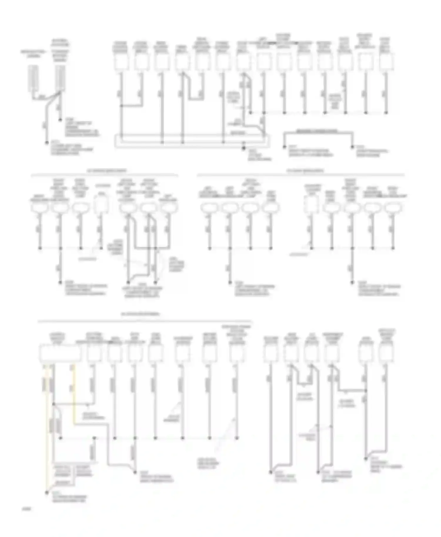 Chevy Van G30 Chevrolet  (1985-1994): Ground distribution circuit (1 of 2)
