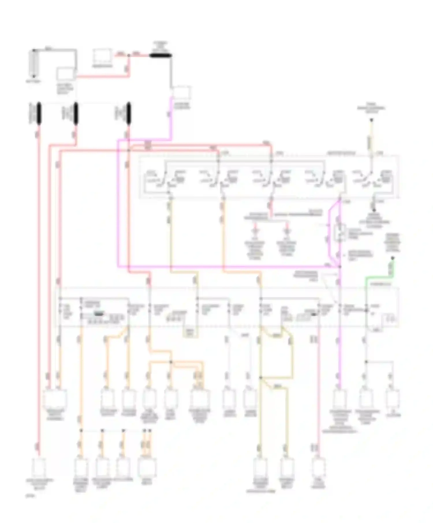 Chevy Van G30 Chevrolet  (1985-1994): Power distribution circuit, commercial chassis (gasoline) (1
of 2)