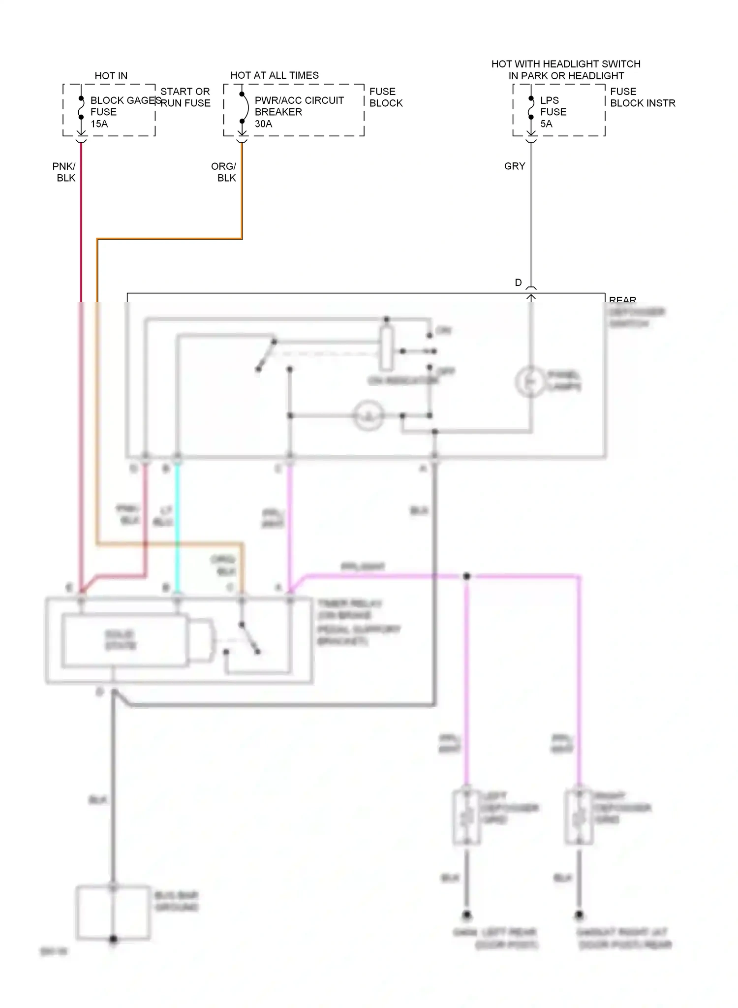 Chevrolet Chevy Van G30  (1985-1994) solid state wiring diagram  (1 of 7)