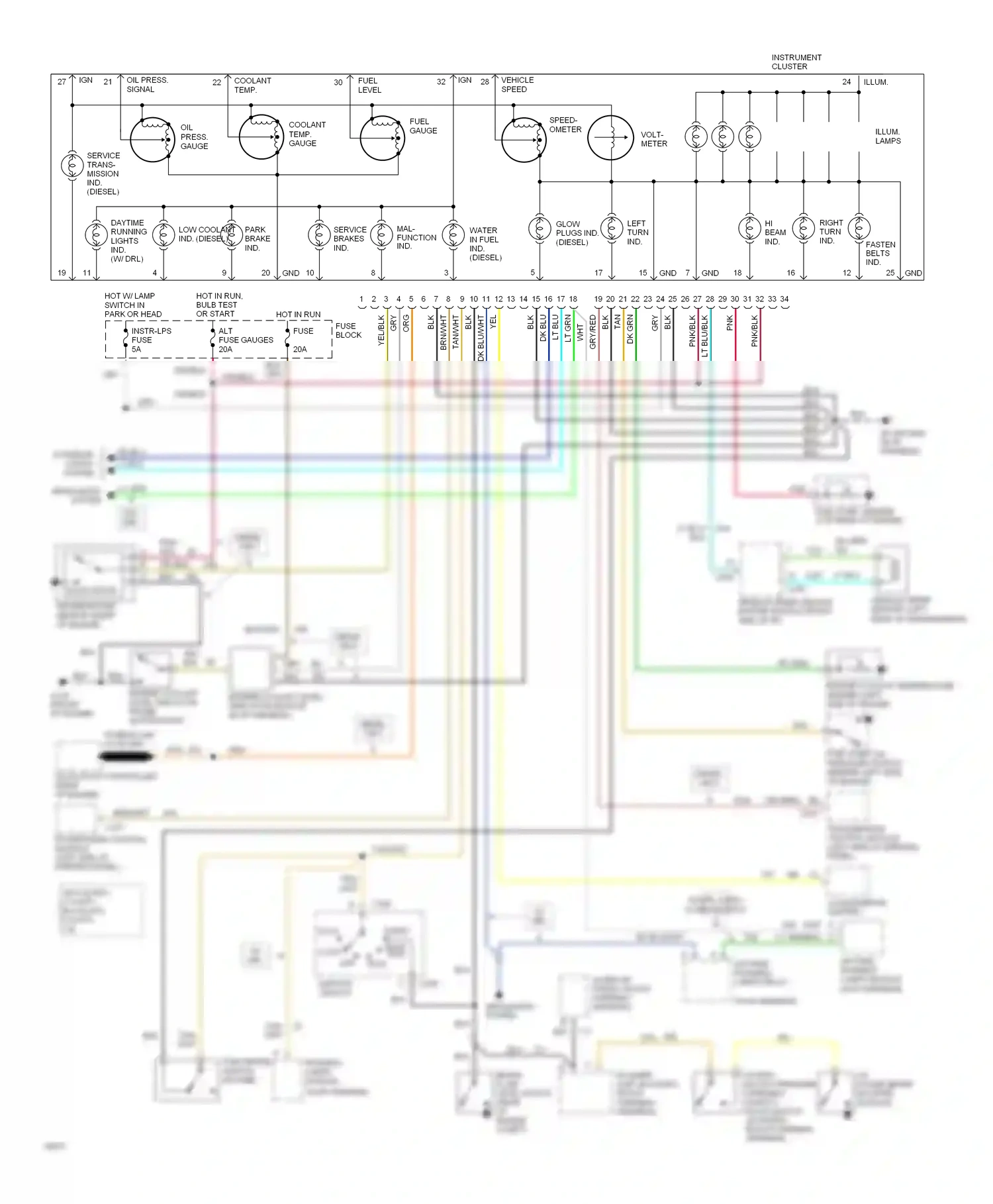 Chevrolet Chevy Van G30  (1985-1994) solid state wiring diagram  (4 of 7)