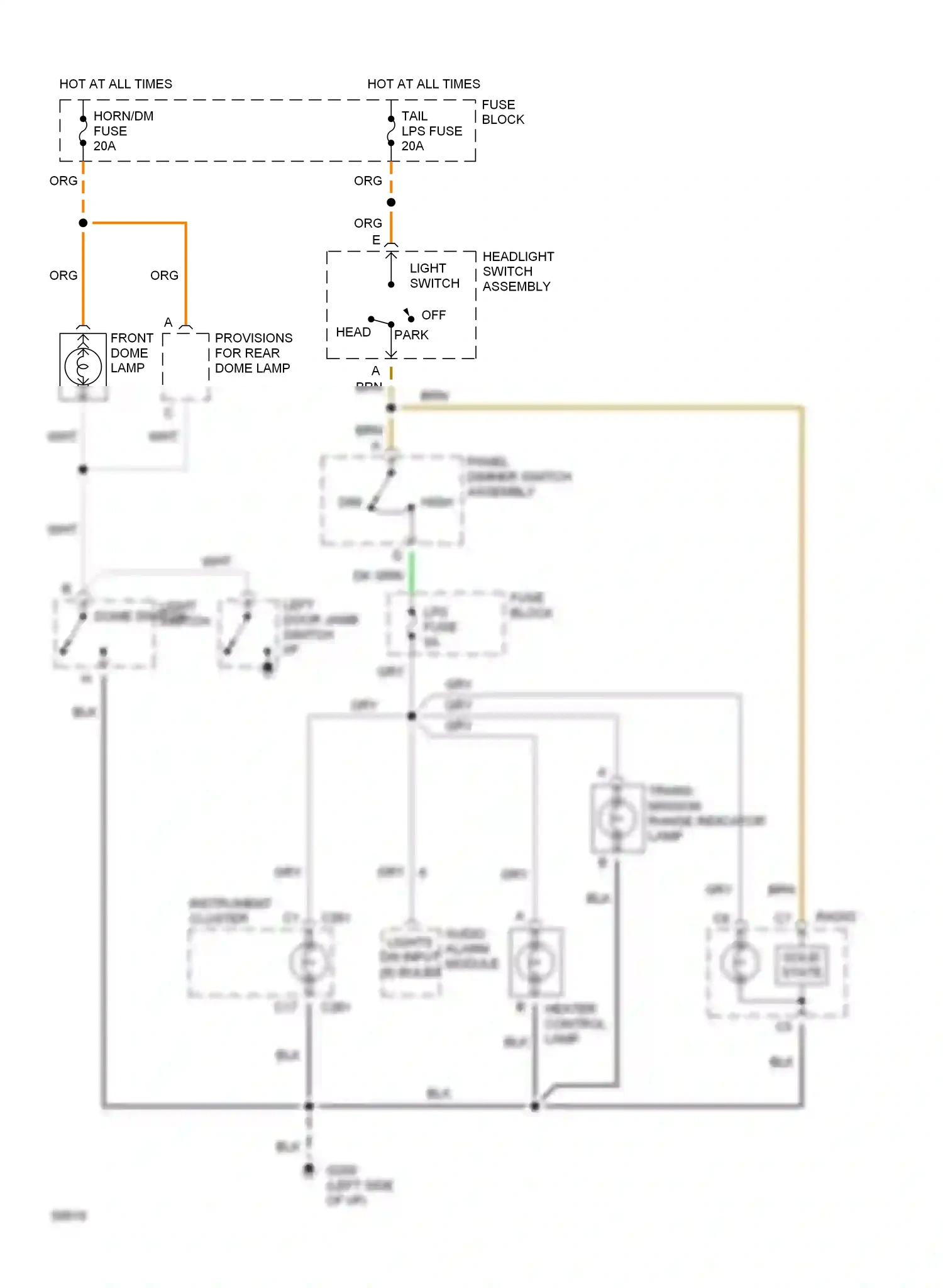 Chevrolet Chevy Van G30  (1985-1994) solid state wiring diagram  (5 of 7)