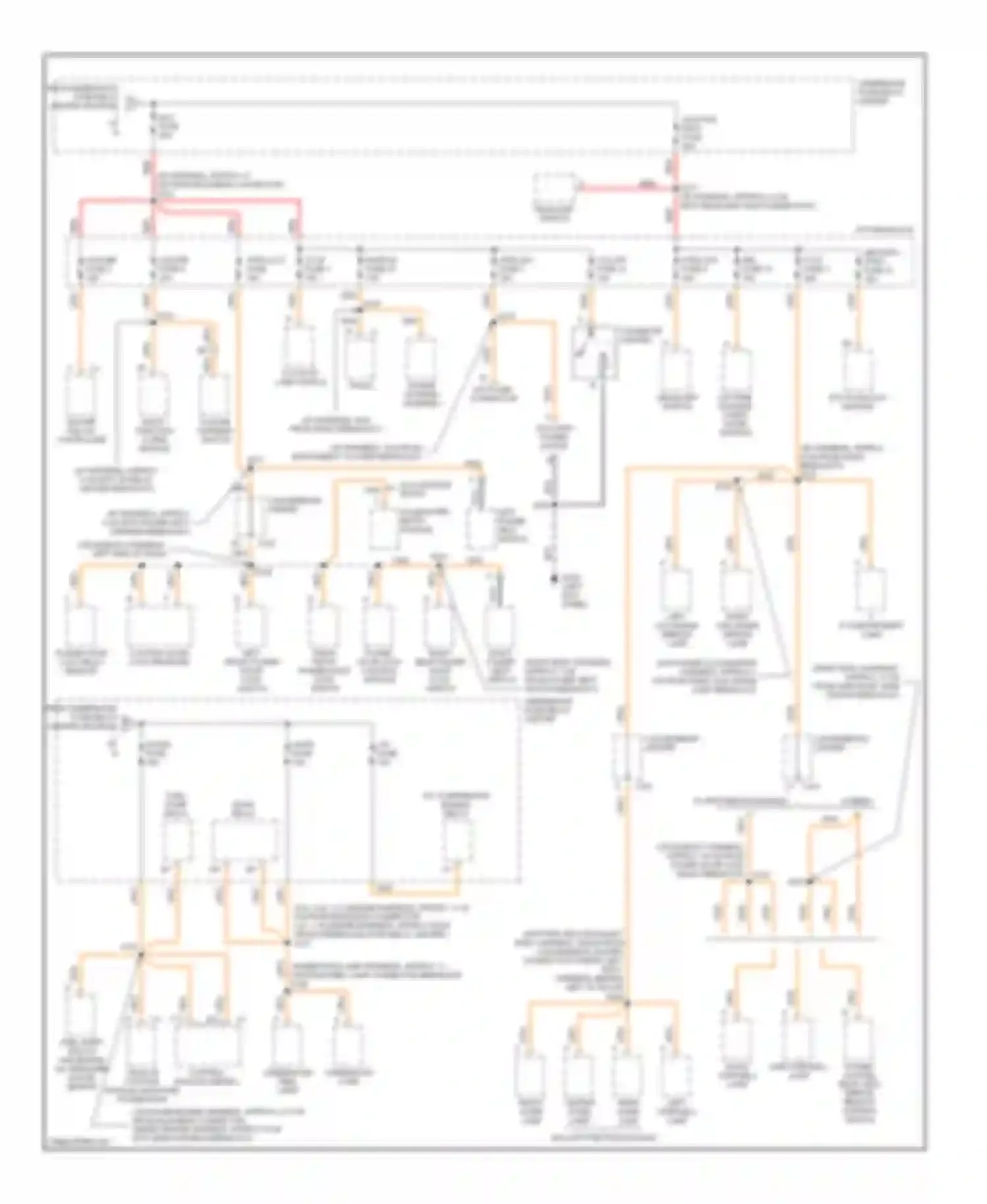 Chevy Van G3500 Chevrolet  (1996-1998): Power distribution circuit (2 of 4)