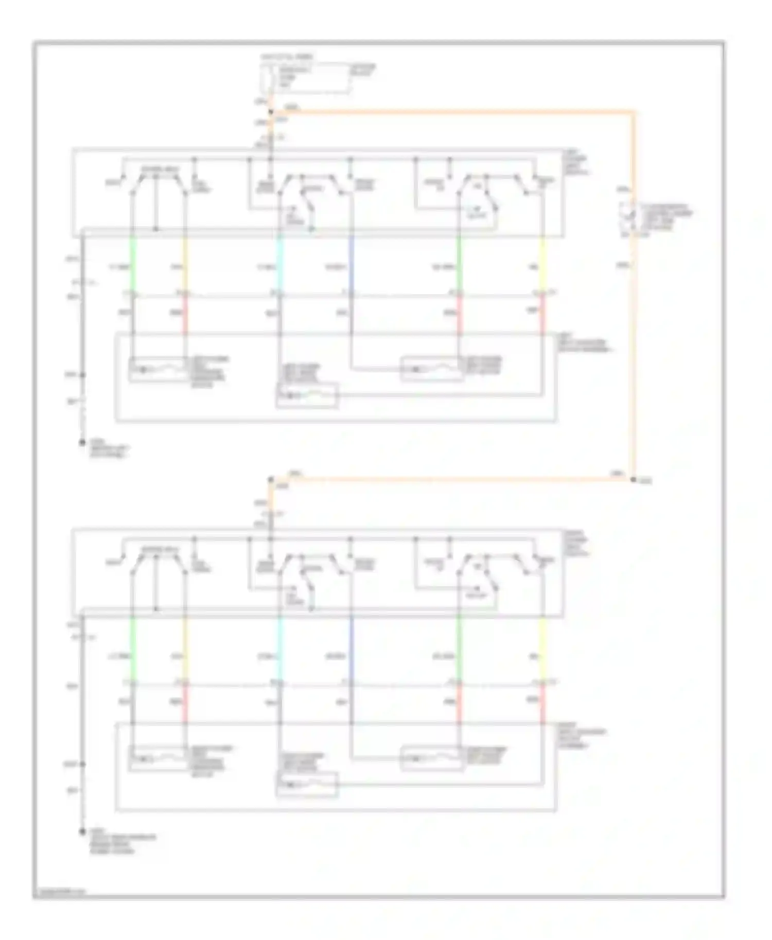 Chevy Van G3500 Chevrolet  (1996-1998): 6-way power seat circuit