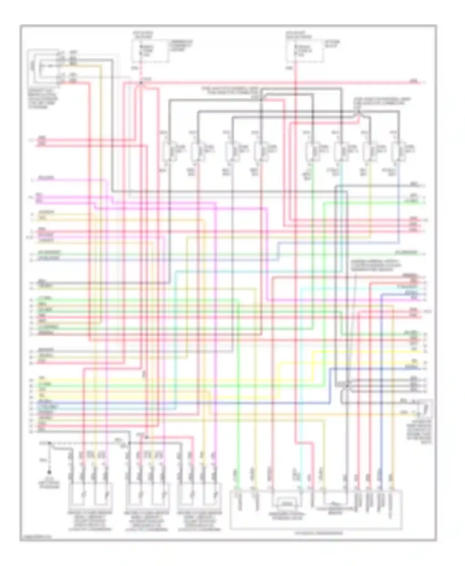 Wiring diagram hot in run or start for Chevrolet Chevy Van G3500  (1996-1998) (36 of 38)