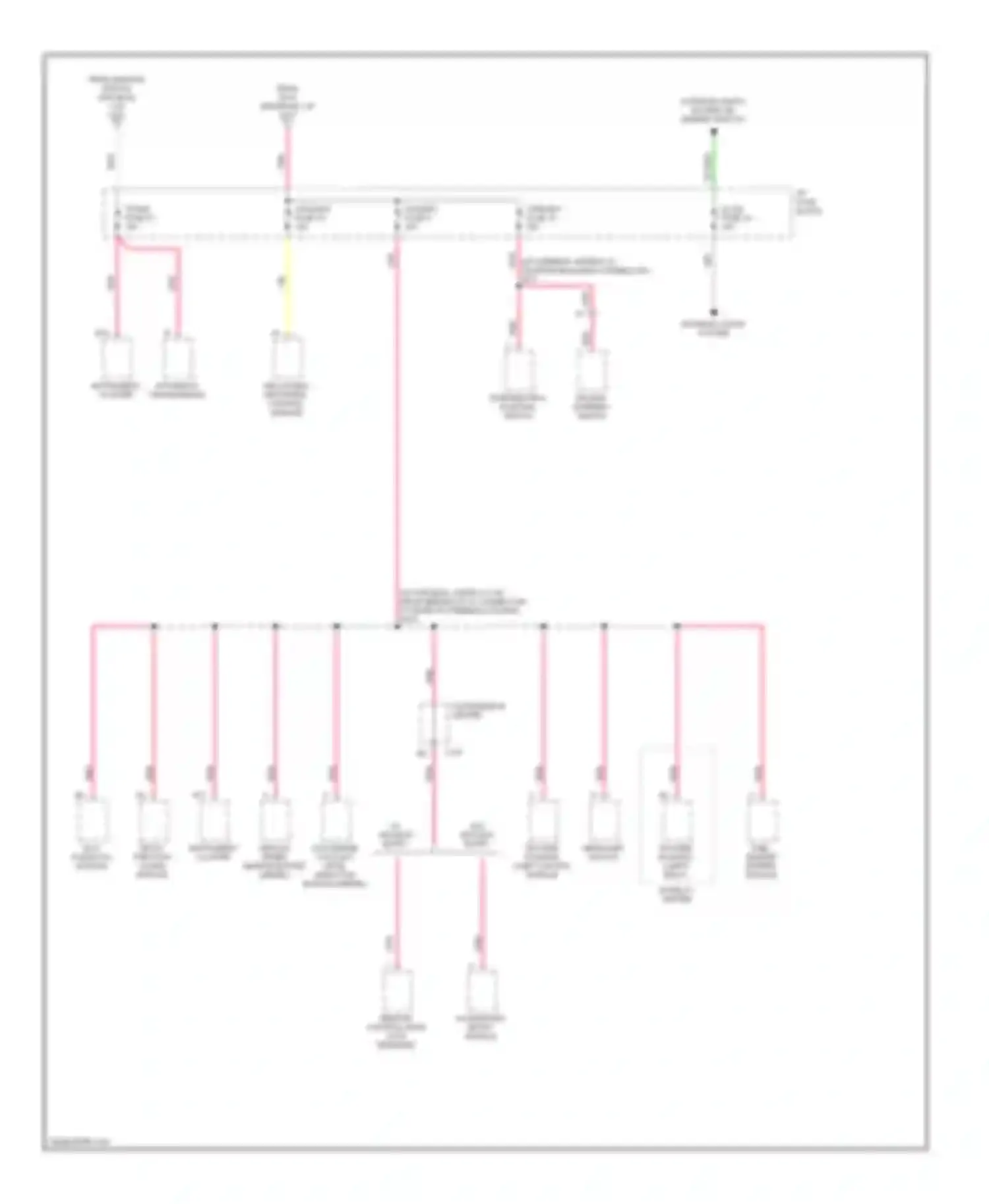Wiring diagram illuminated entry module for Chevrolet Chevy Van G3500  (1996-1998) (3 of 3)