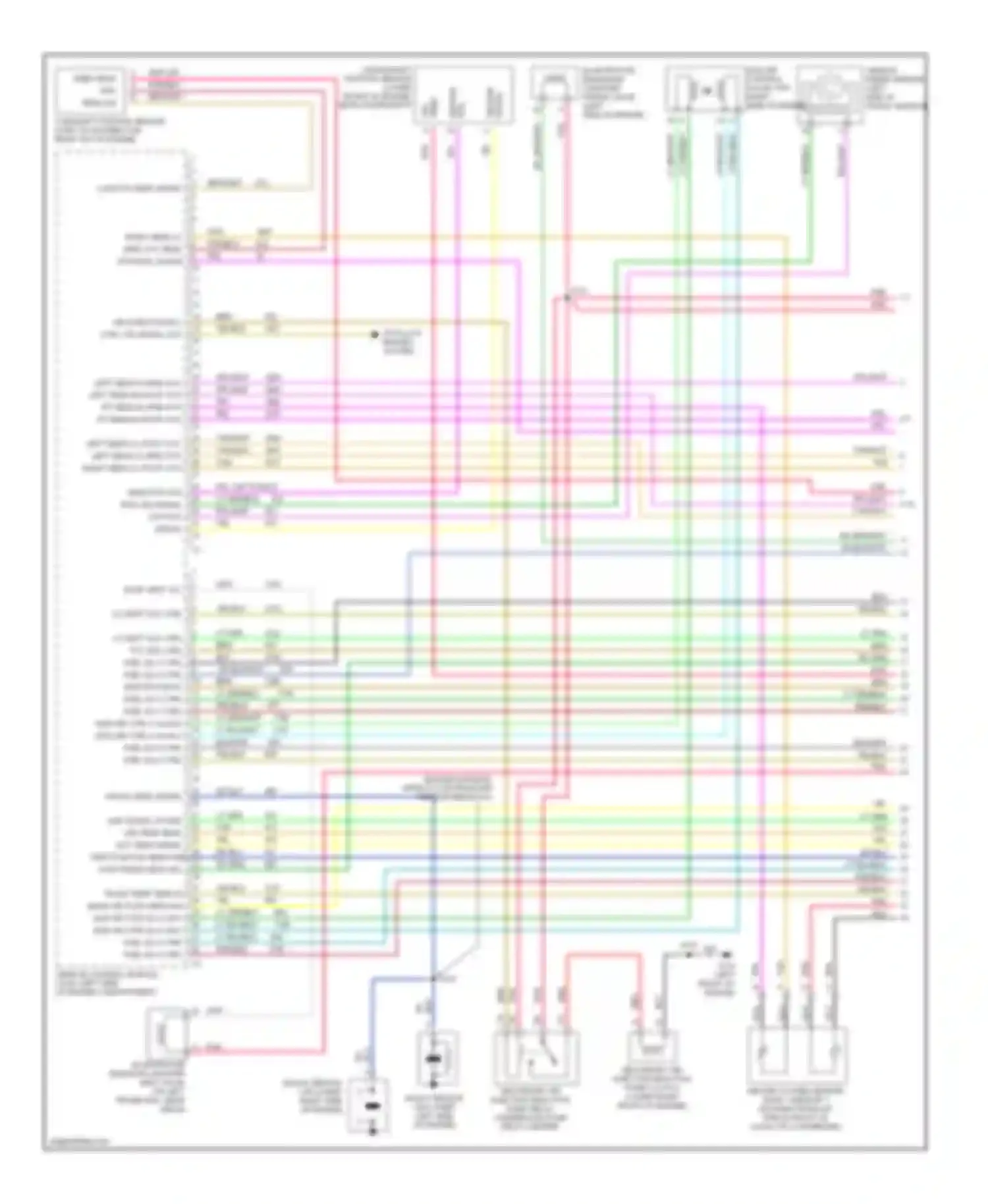 Wiring diagram knock sens signal for Chevrolet Chevy Van G3500  (1996-1998) (2 of 2)