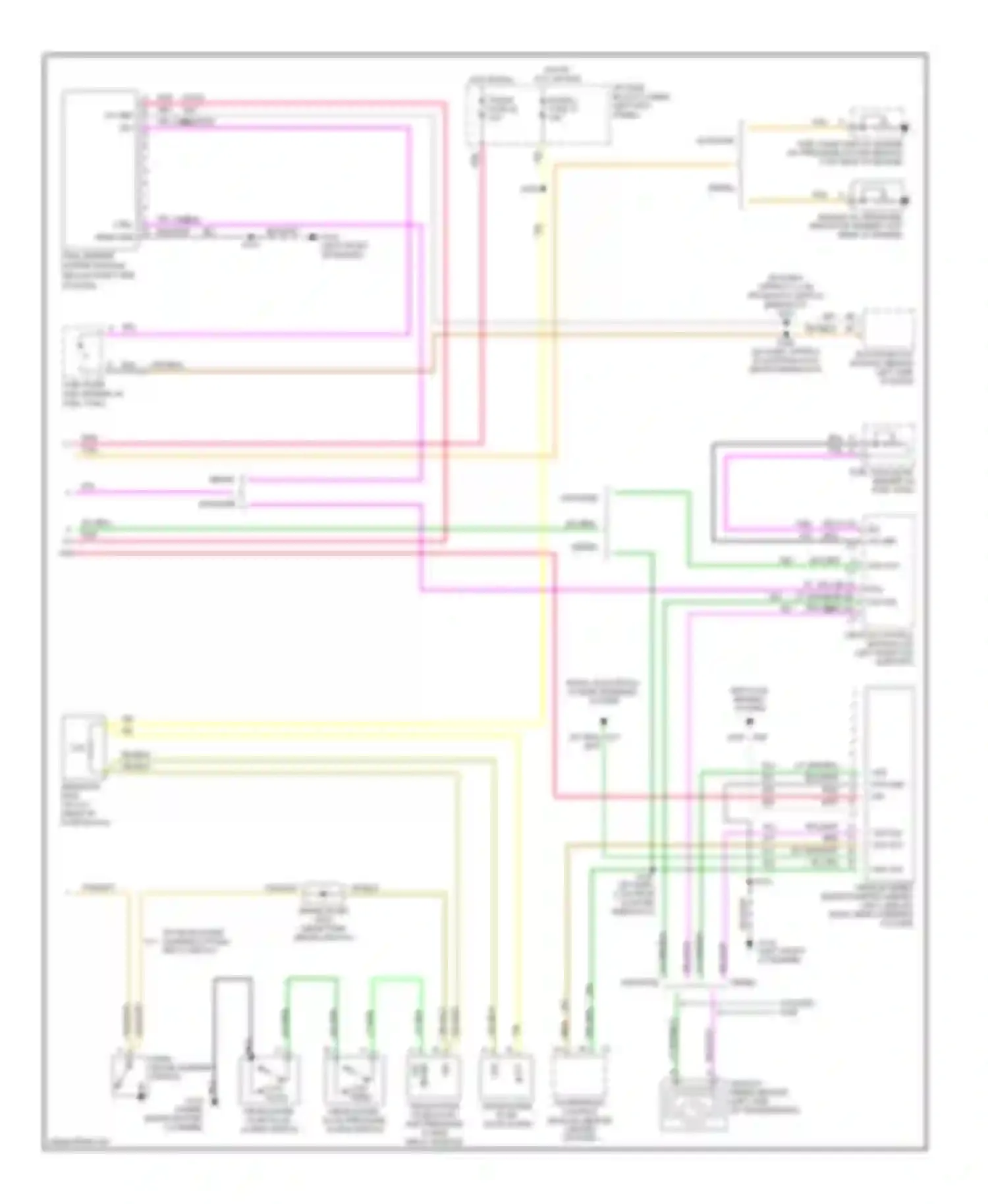 Wiring diagram p/b booster fluid flow and pressure alarm delay module for Chevrolet Chevy Van G3500  (1996-1998) (1 of 1)