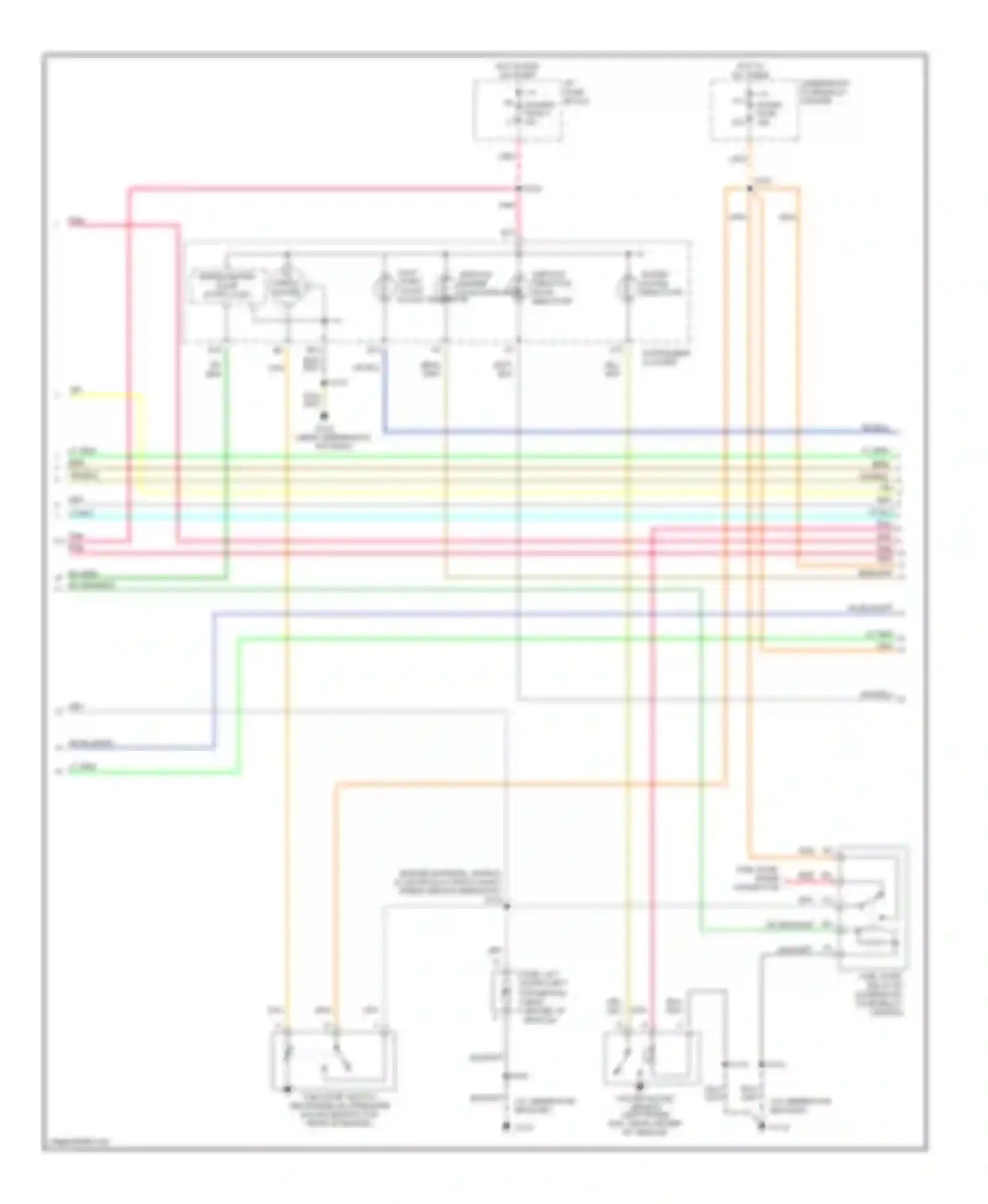 Wiring diagram service engine soon indicator for Chevrolet Chevy Van G3500  (1996-1998) (1 of 2)
