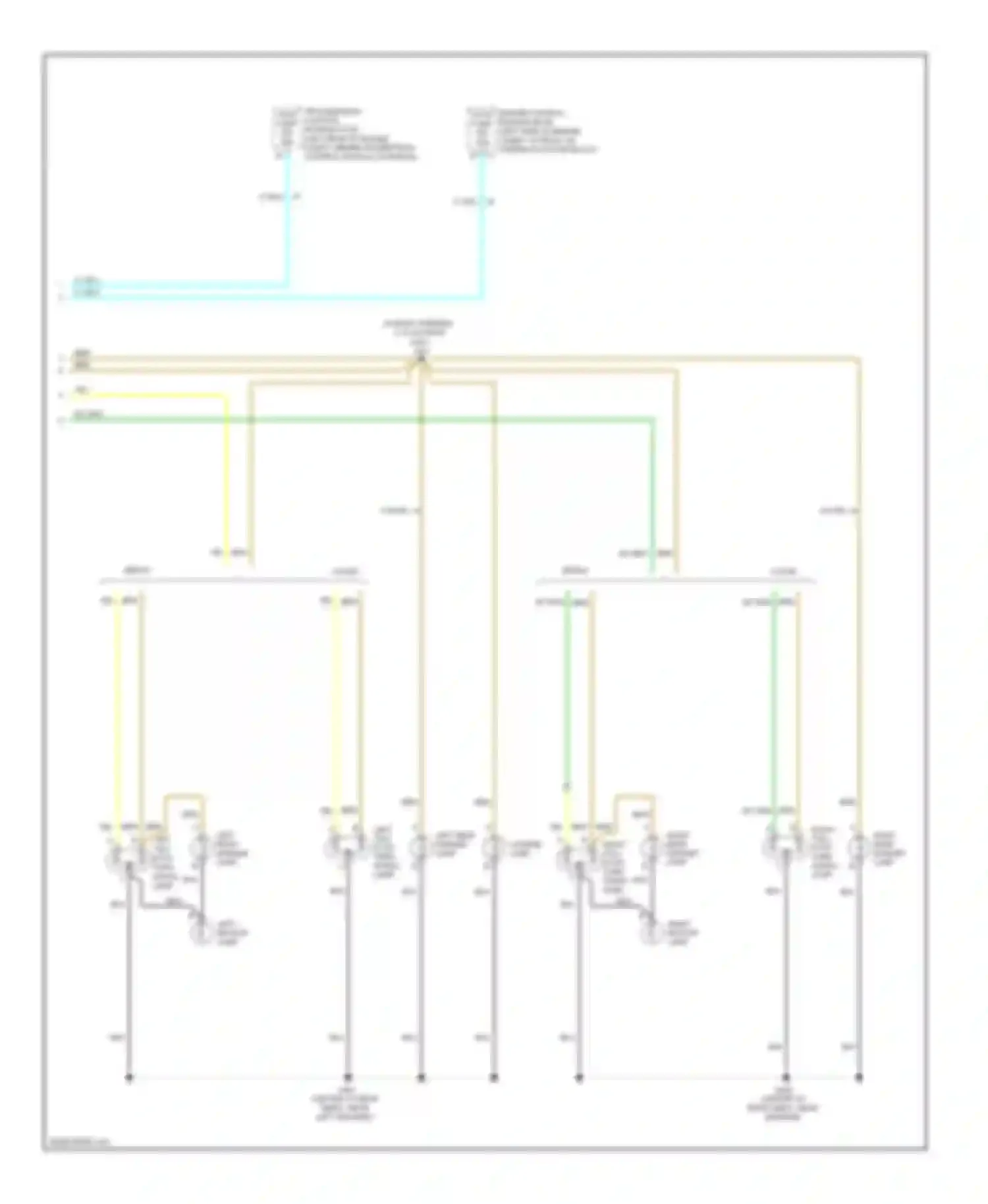 Cobalt Chevrolet I (2004-2010): Exterior lamps circuit (2 of 2)
