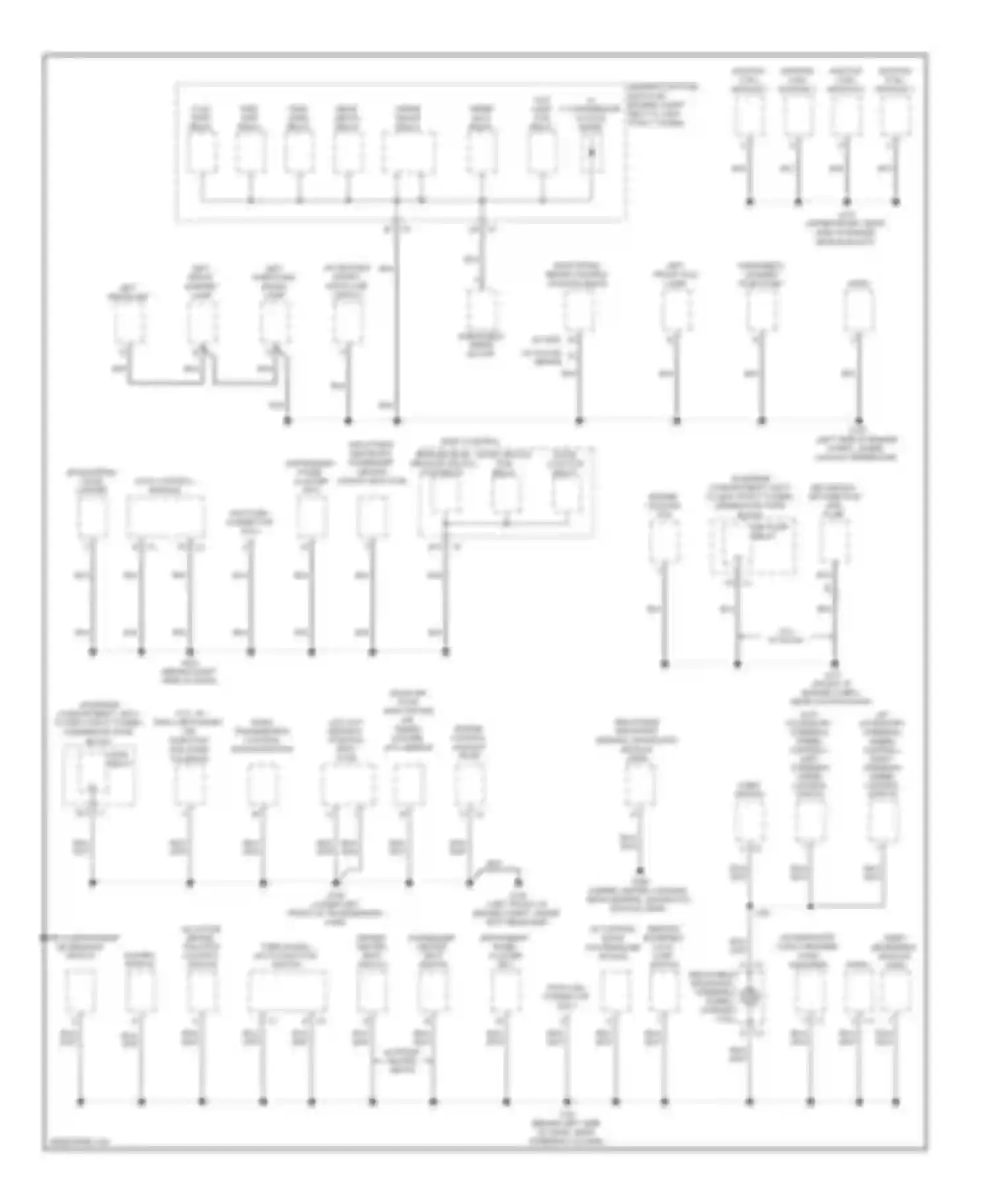Cobalt Chevrolet I (2004-2010): Ground distribution circuit (1 of 2)