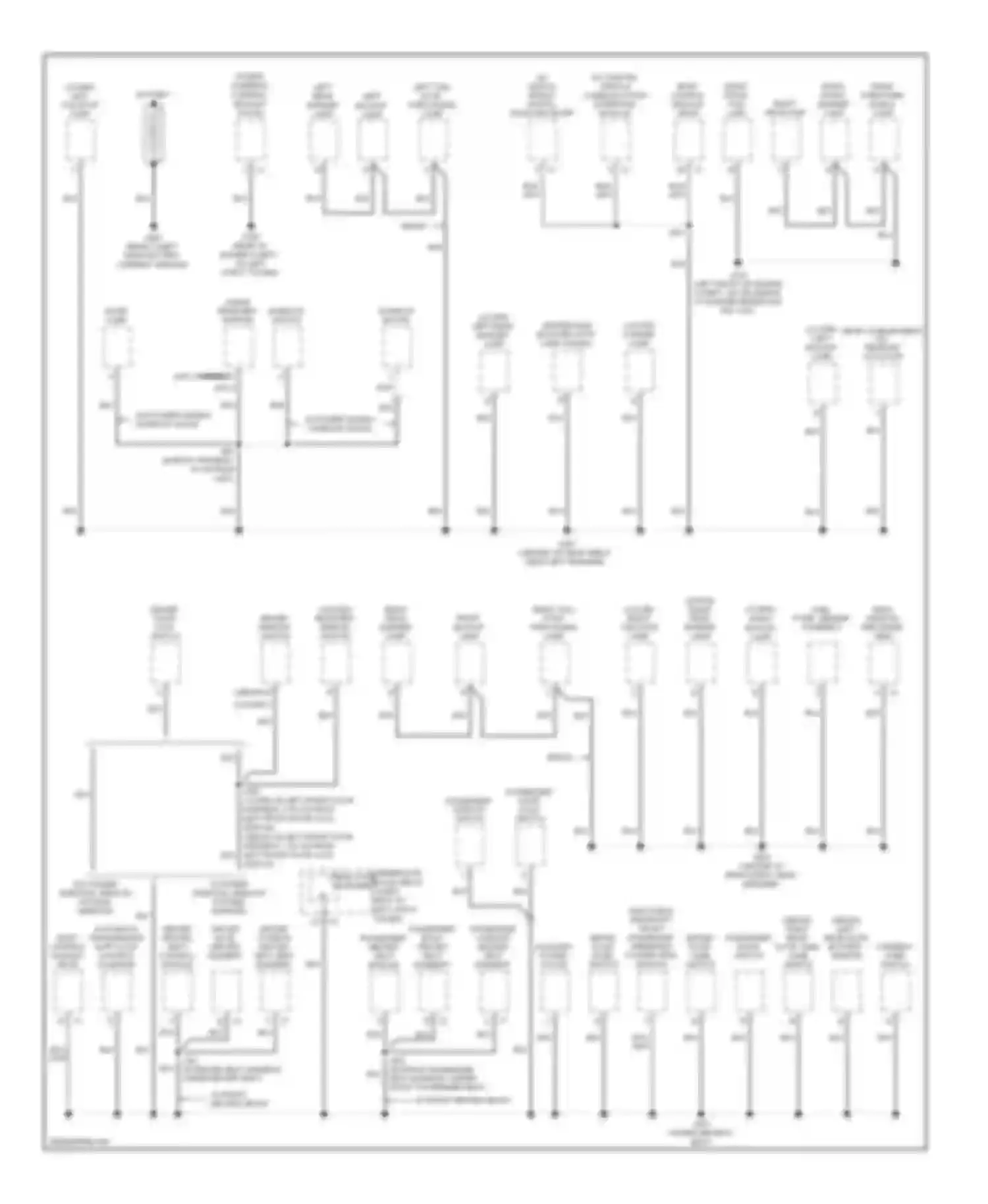 Cobalt Chevrolet I (2004-2010): Ground distribution circuit (2 of 2)