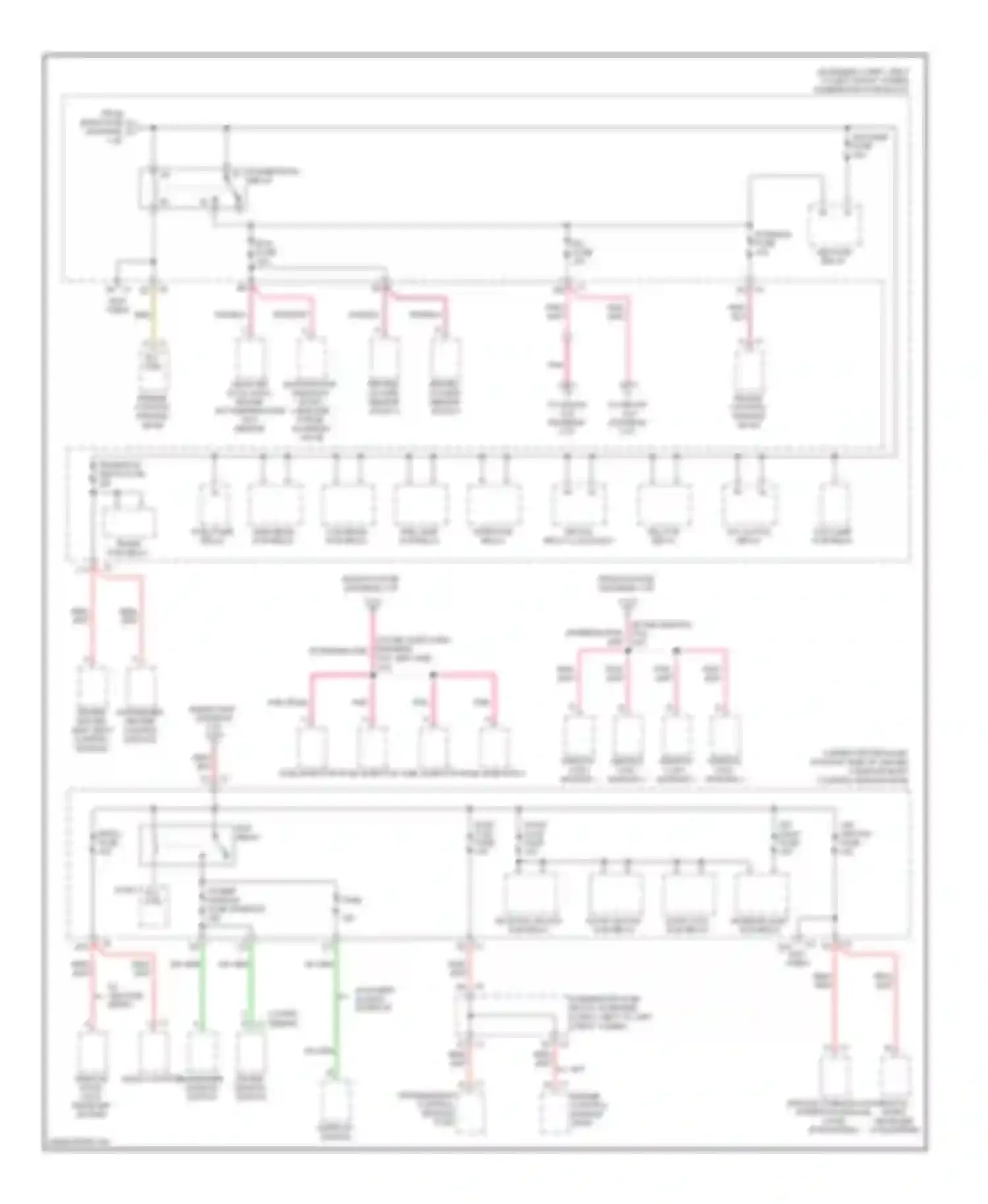 Cobalt Chevrolet I (2004-2010): Power distribution circuit (2 of 3)