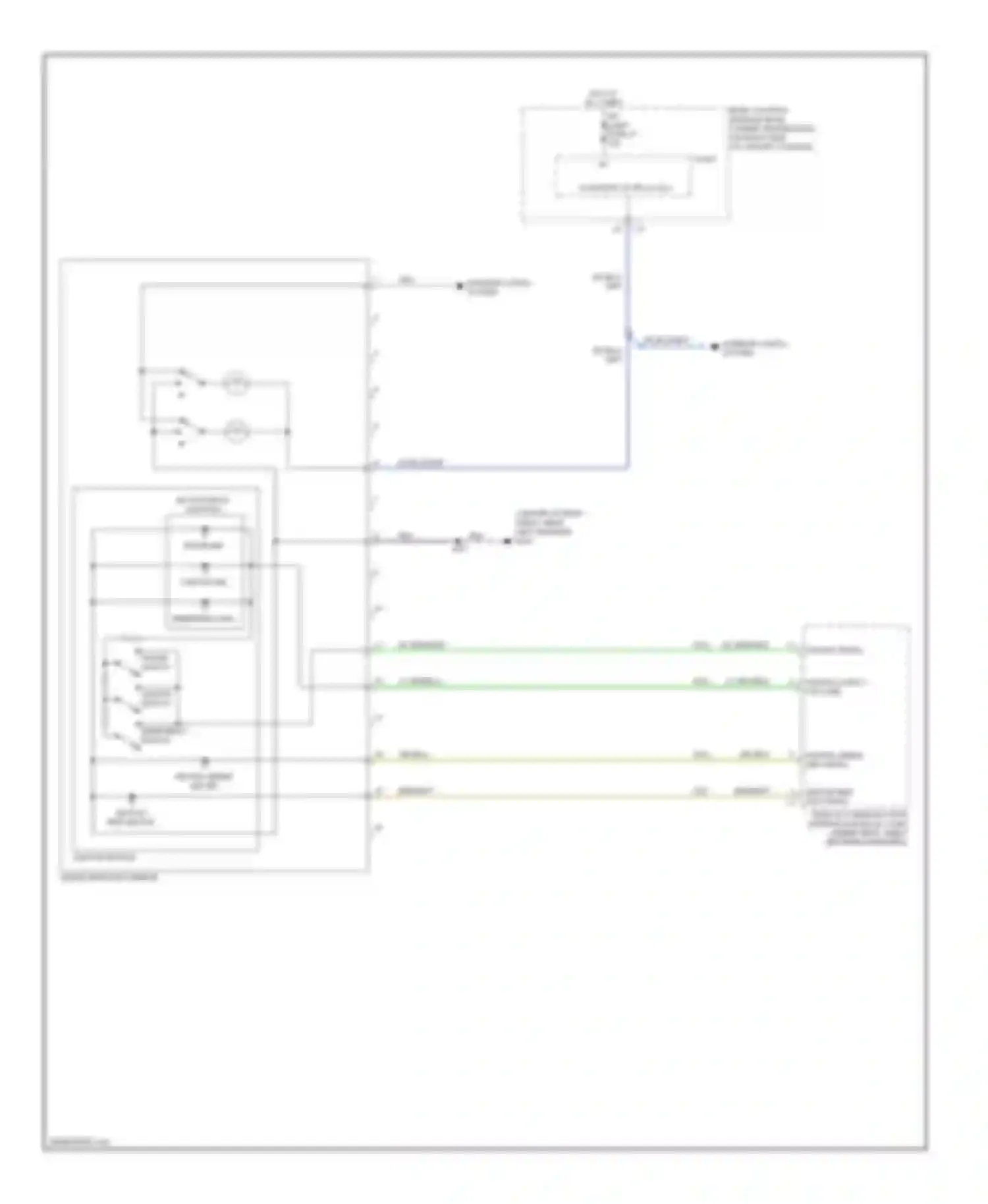 Cobalt Chevrolet I (2004-2010): Automatic day/night mirror circuit, with onstar