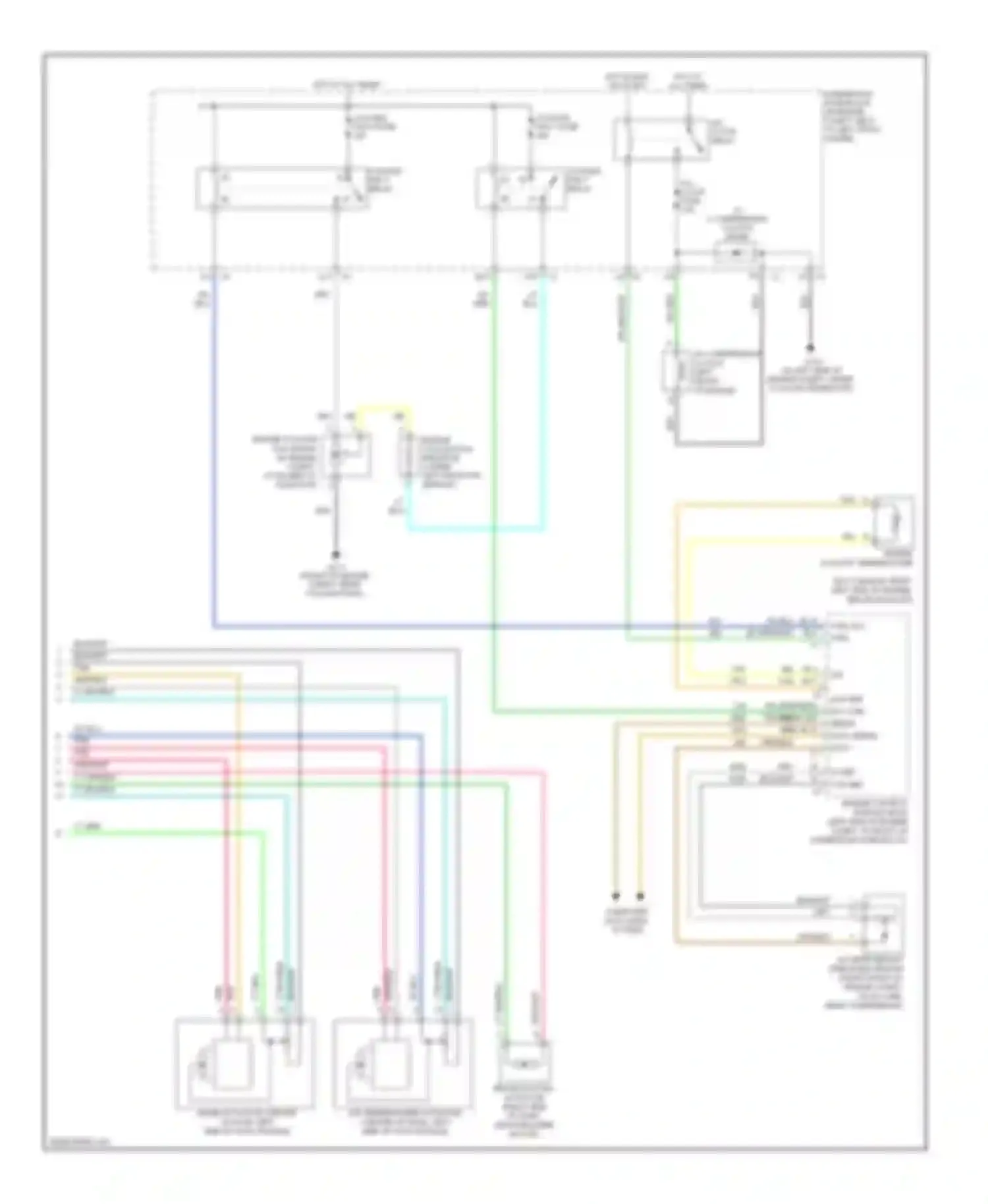 Wiring diagram cooling fan 2 fuse for Chevrolet Cobalt I (2004-2010) (4 of 5)