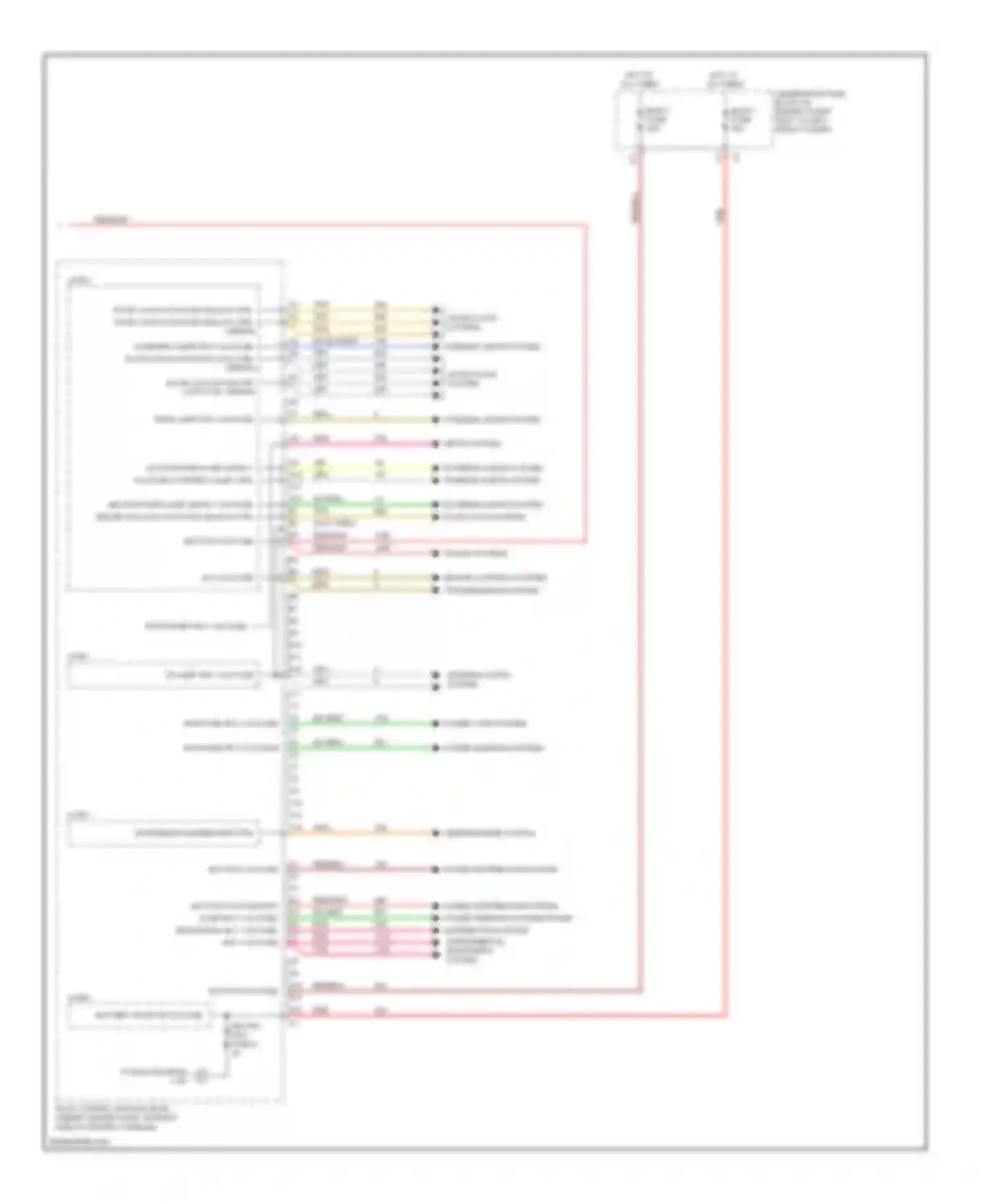 Wiring diagram seats system for Chevrolet Cobalt I (2004-2010) (1 of 1)