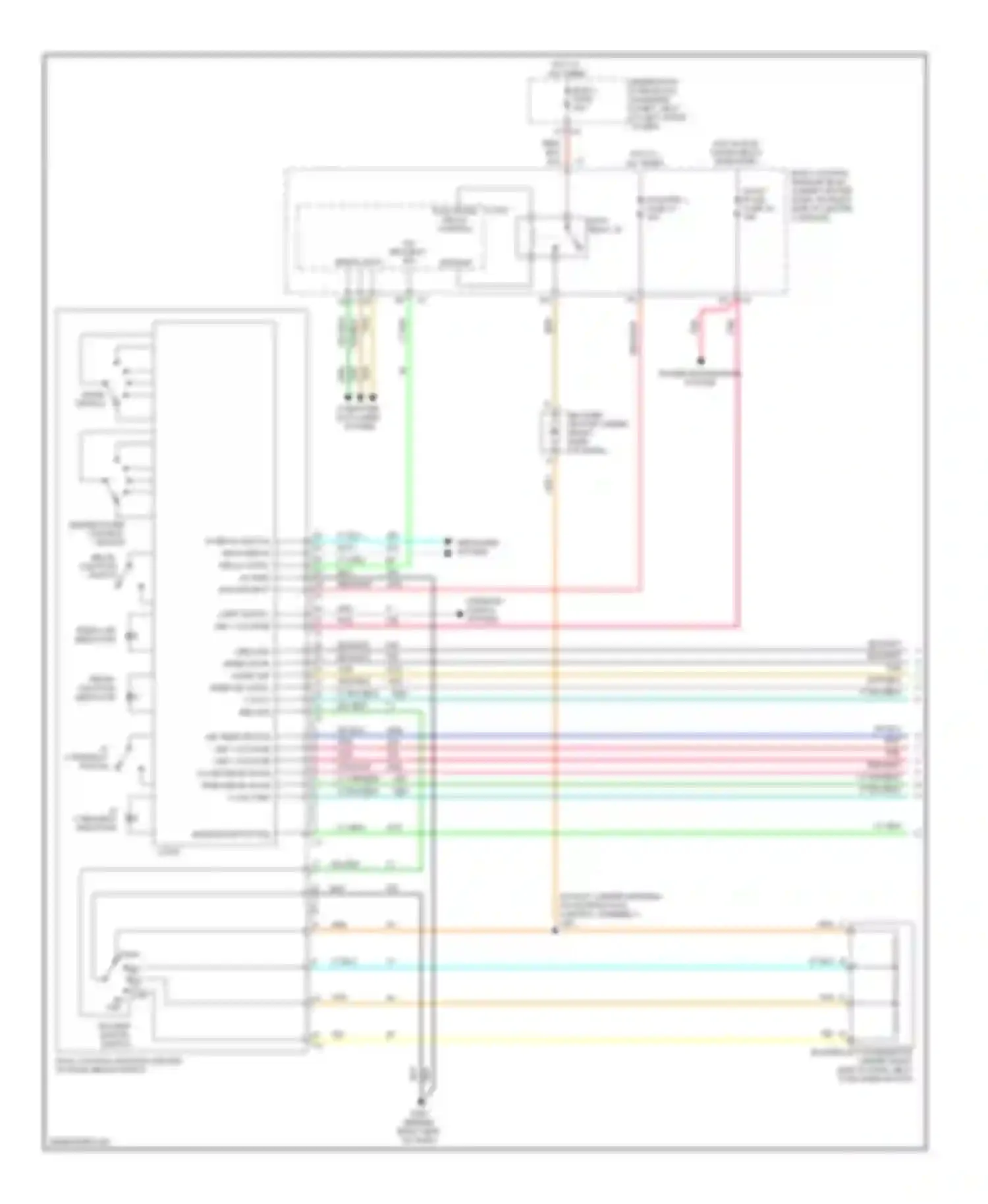 Wiring diagram serial data for Chevrolet Cobalt I (2004-2010) (4 of 12)