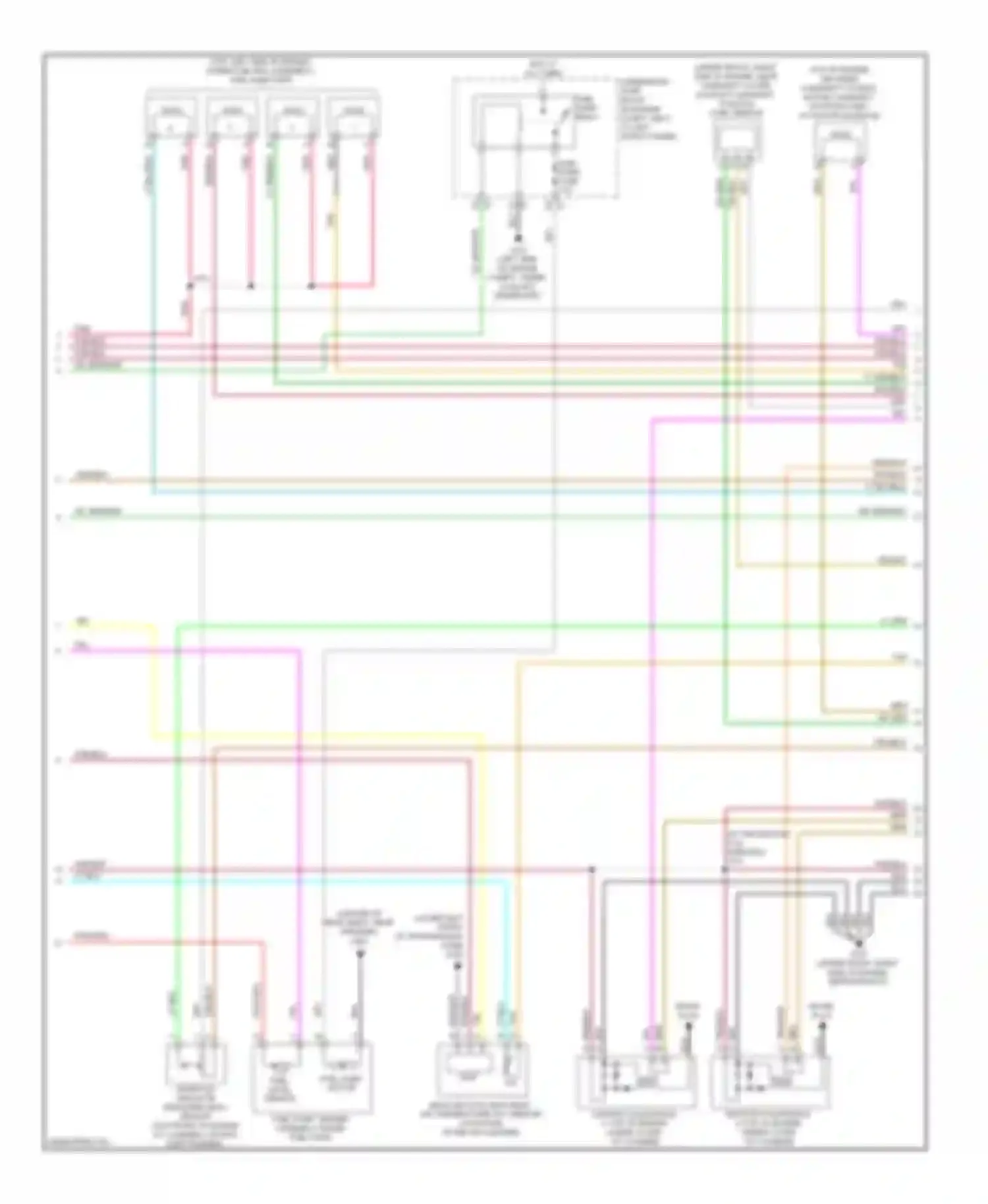 Wiring diagram underhood fuse block for Chevrolet Cobalt I (2004-2010) (5 of 5)