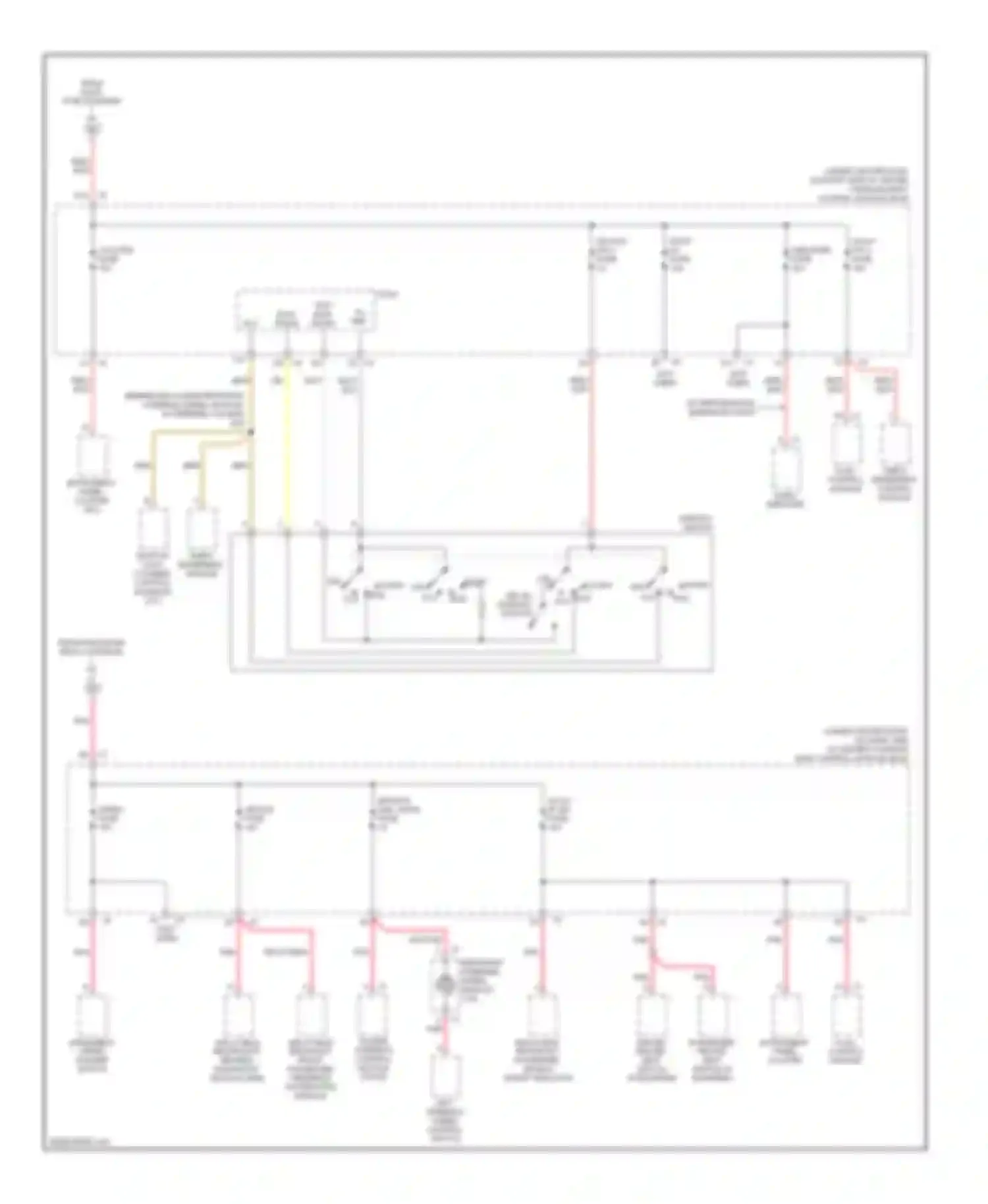 Wiring diagram wiper fuse for Chevrolet Cobalt I (2004-2010) (1 of 2)