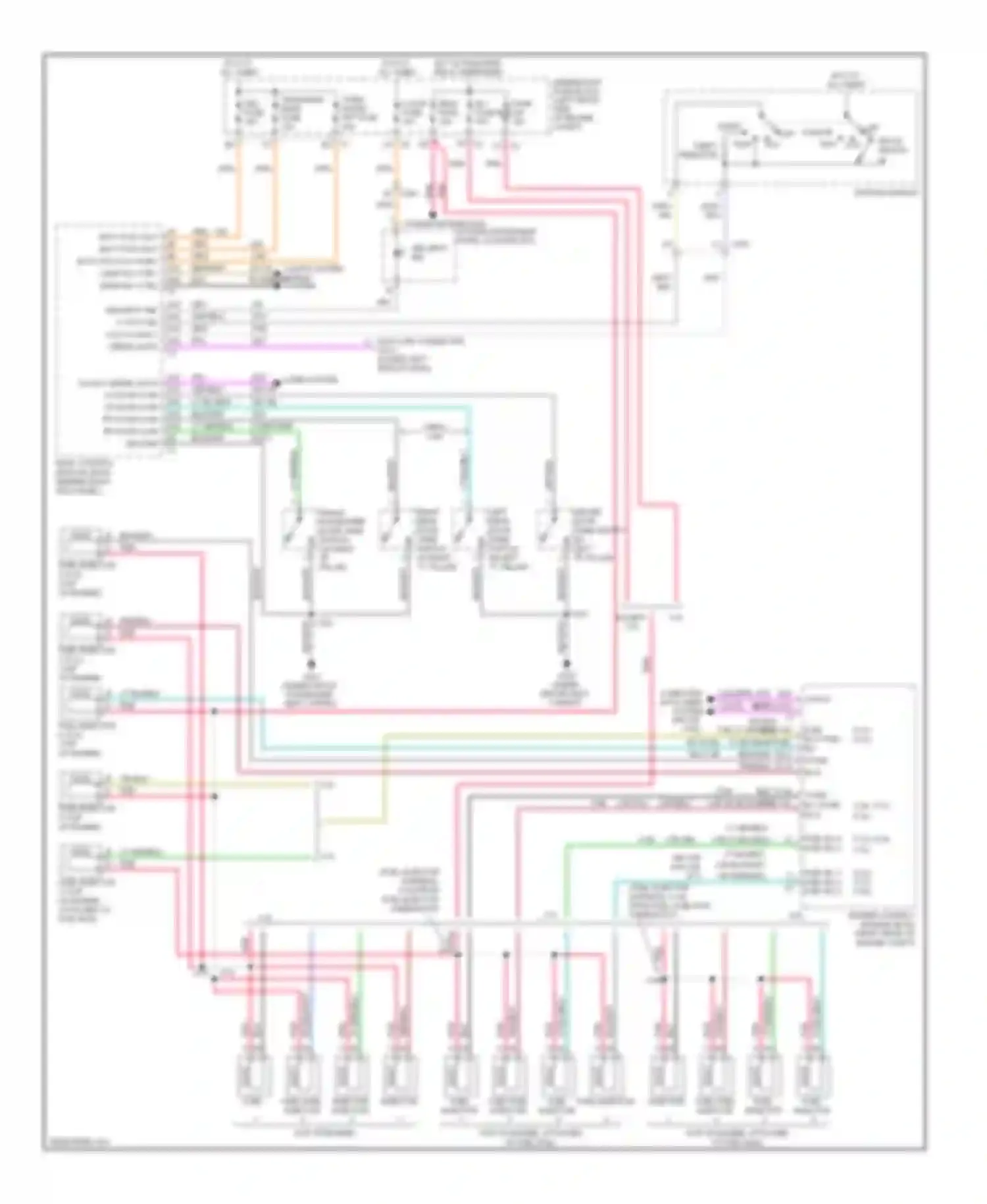 Colorado Chevrolet I (2004-2012): Forced entry circuit