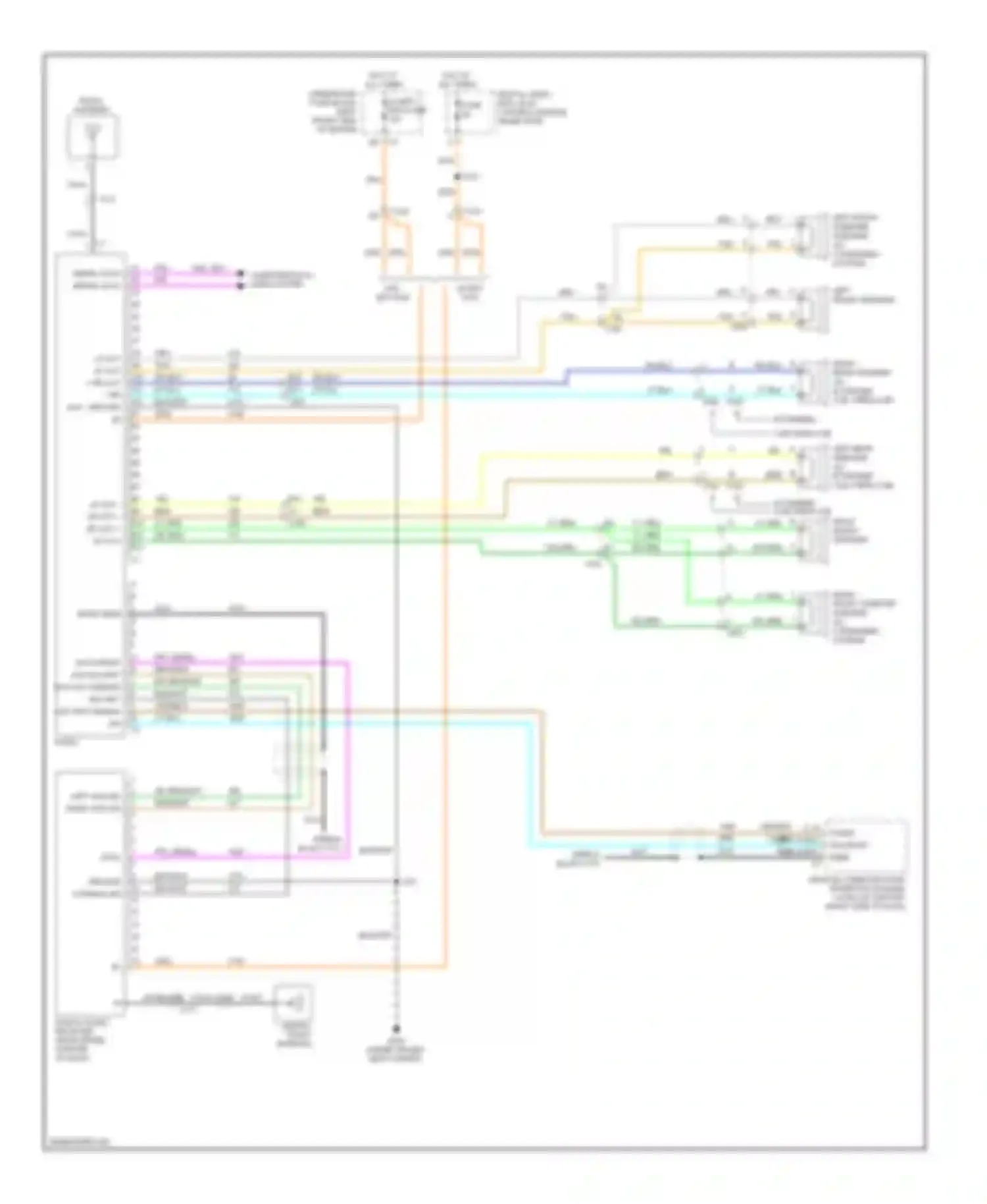 Colorado Chevrolet I (2004-2012): Radio circuit