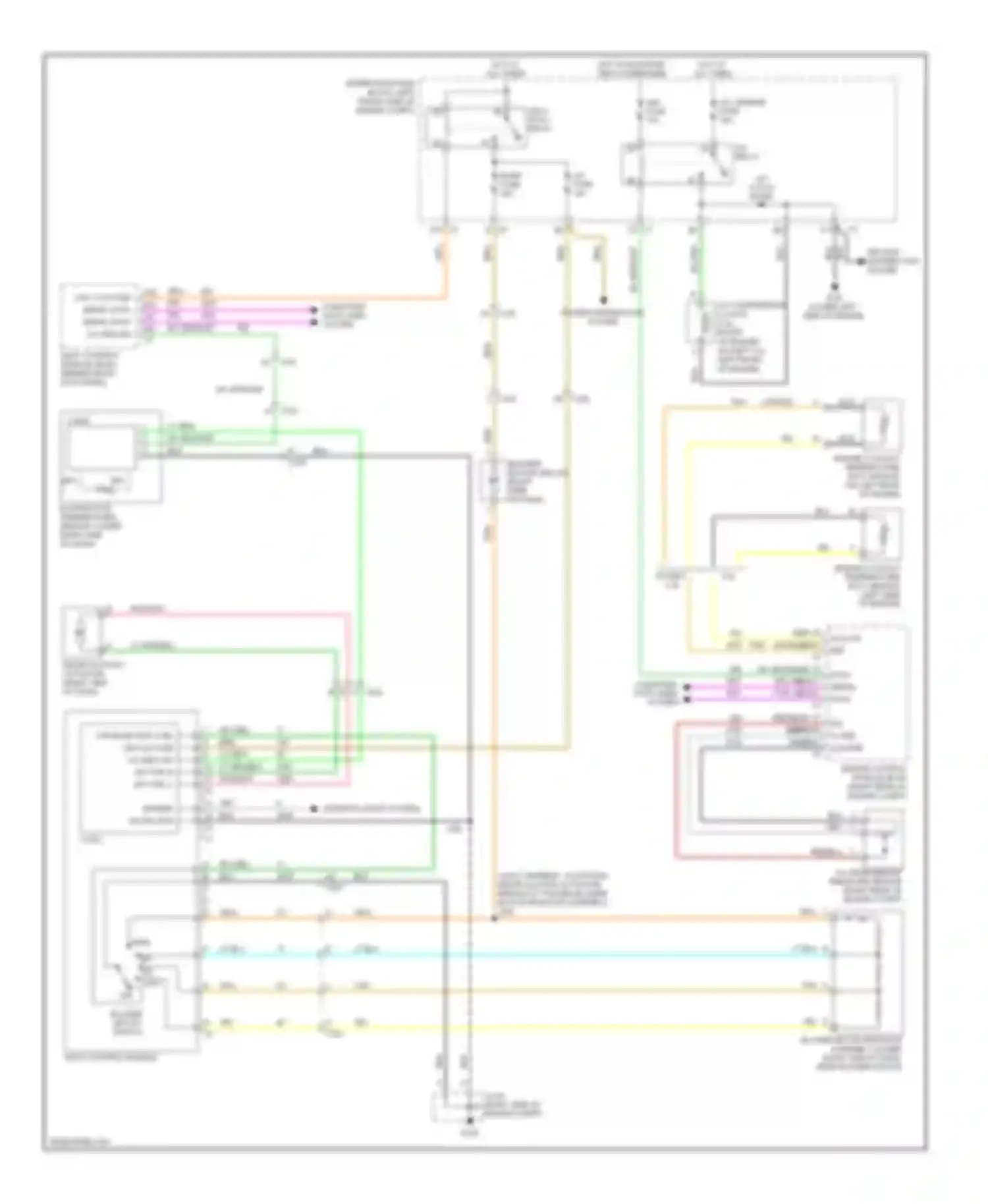 Wiring diagram a/c relay for Chevrolet Colorado I (2004-2012) (2 of 4)