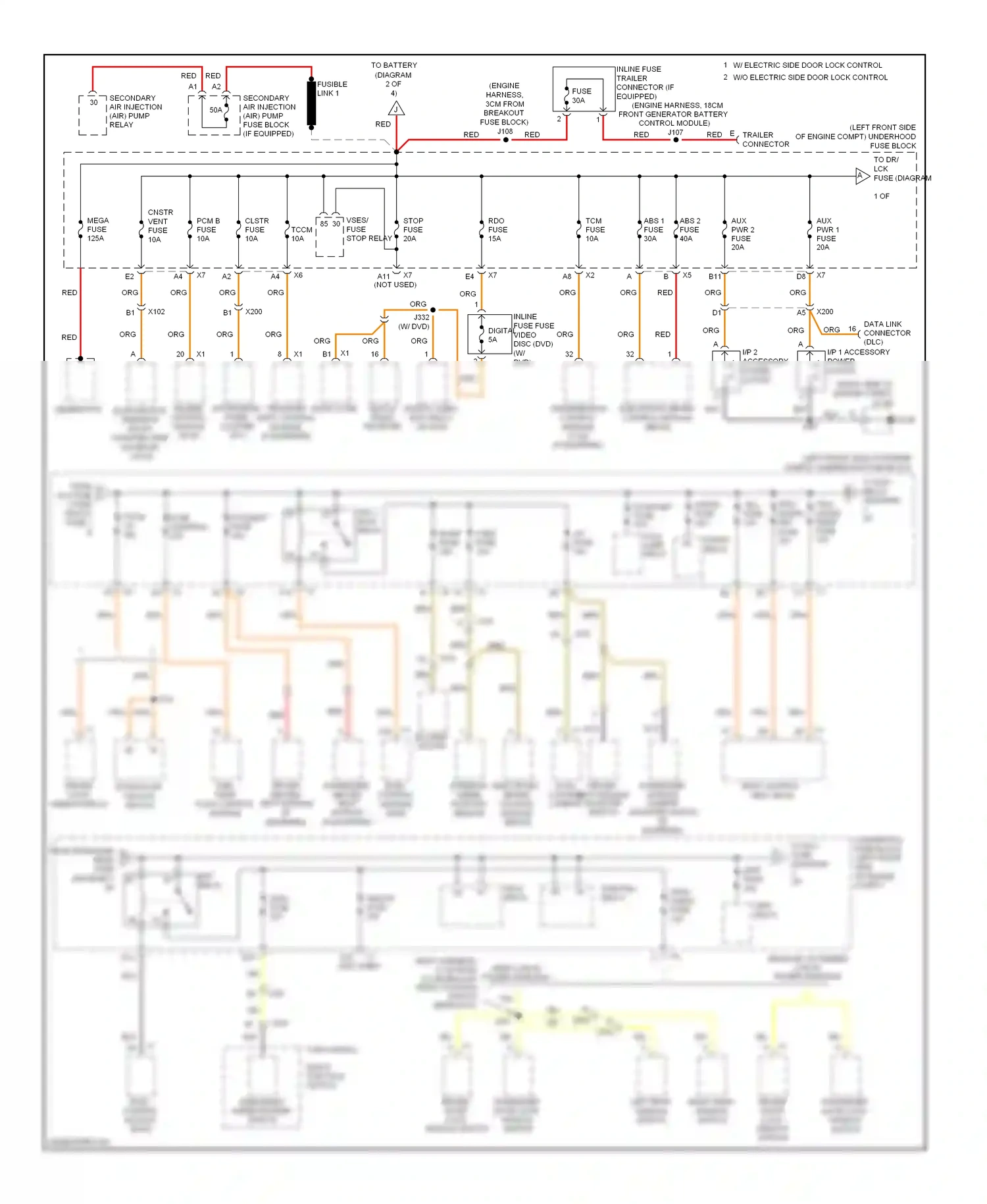 Chevrolet Colorado I (2004-2012) engine control module (ecm) wiring diagram  (2 of 2)
