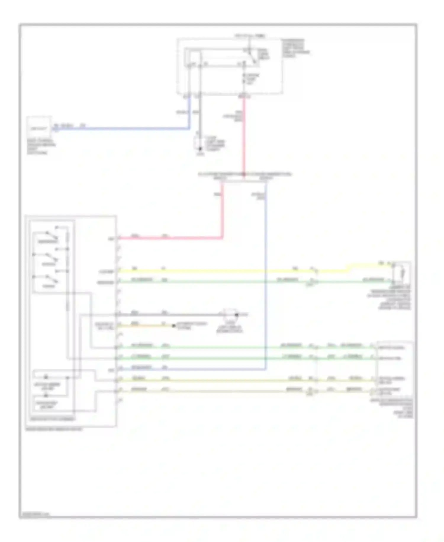 Wiring diagram onstar button assembly for Chevrolet Colorado I (2004-2012) (1 of 1)