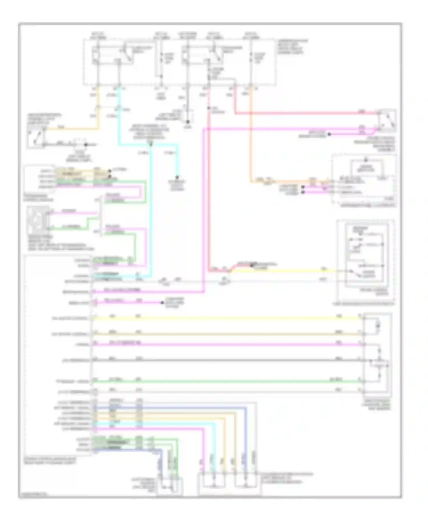 Wiring diagram pnk power distribution system for Chevrolet Colorado I (2004-2012) (1 of 1)