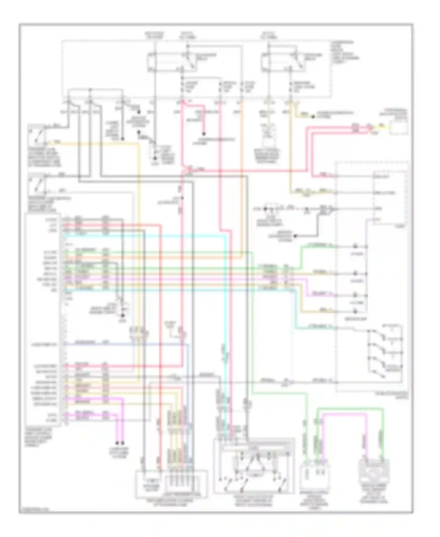 Wiring diagram turn signal/ multi-function switch for Chevrolet Colorado I (2004-2012) (5 of 6)